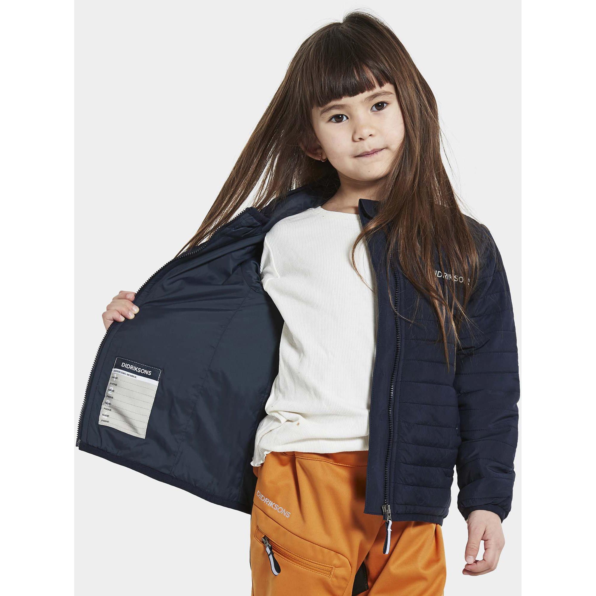 Didriksons Algos Kids Jacket Quilted Lightweight Water Repellent Coat - Picture 5 of 19