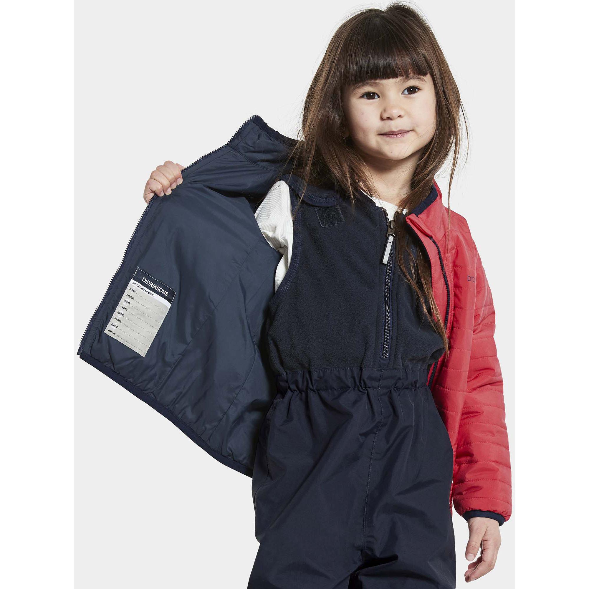 Didriksons Algos Kids Jacket Quilted Lightweight Water Repellent Coat - Picture 15 of 19