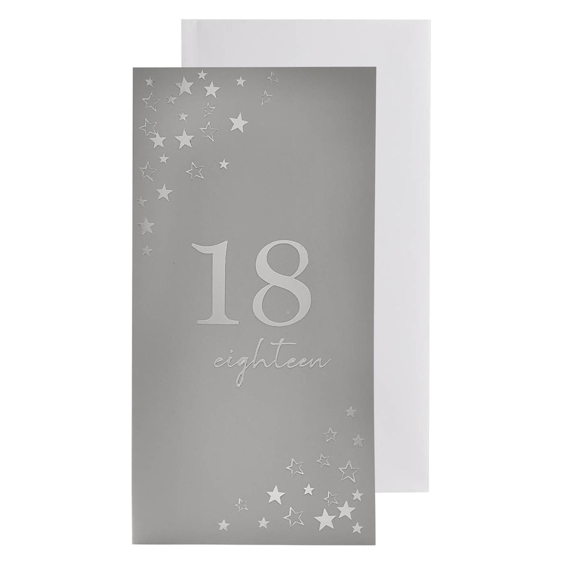 Silver Birthday Money Wallet and Envelope - Choose Age - Picture 4 of 5