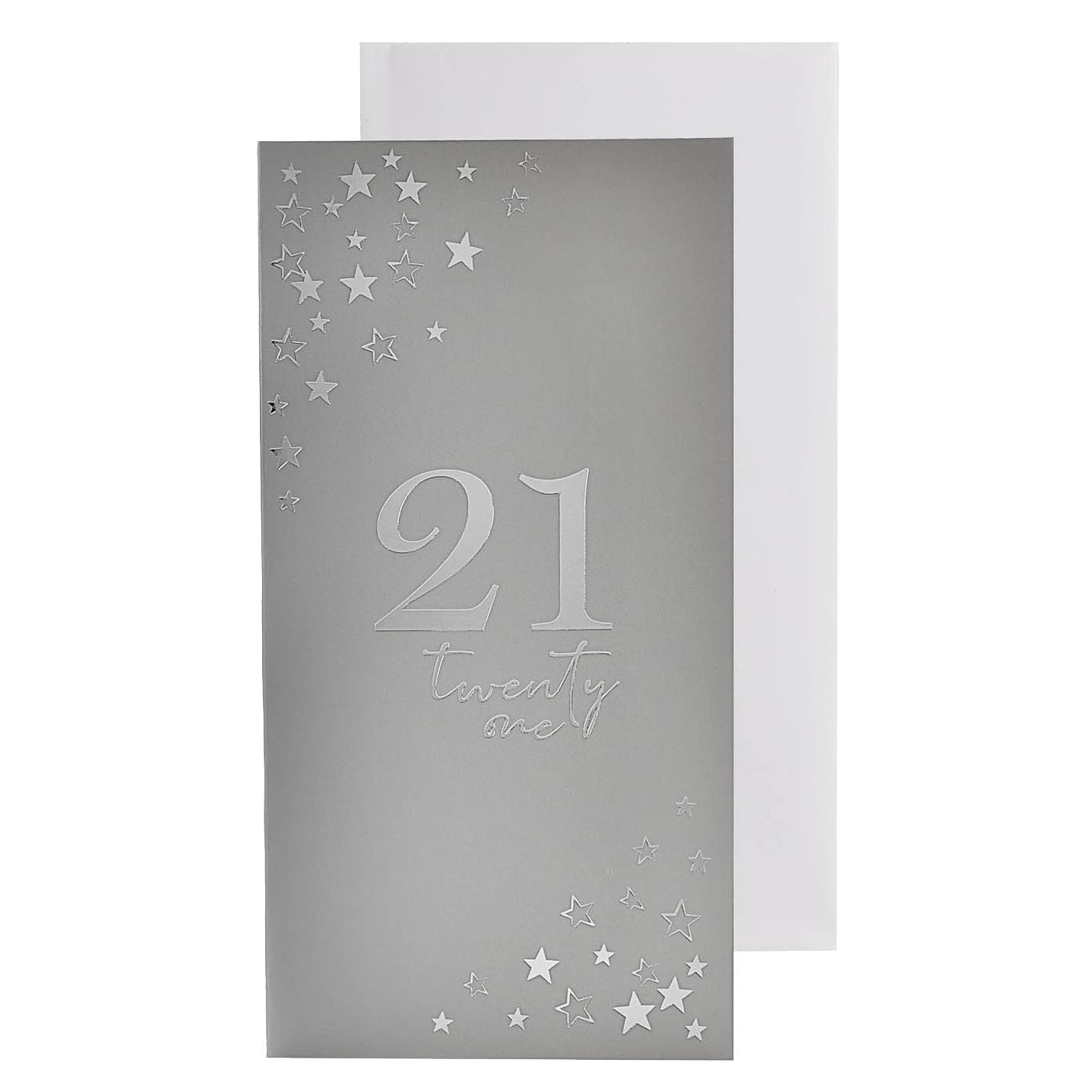 Silver Birthday Money Wallet and Envelope - Choose Age - Picture 5 of 5