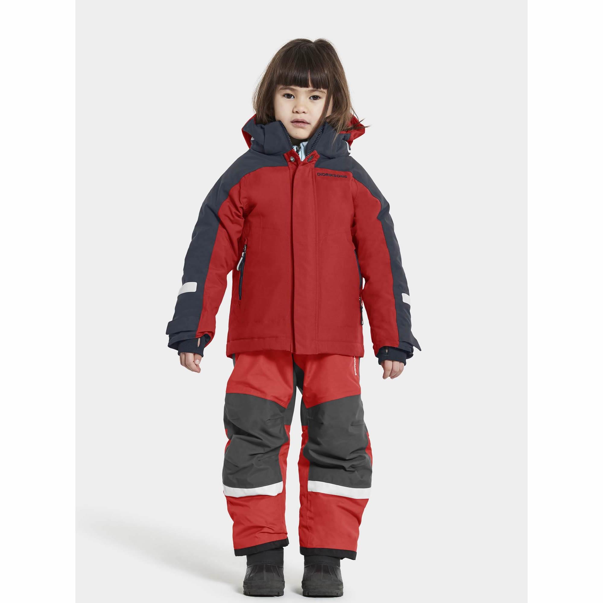 Didriksons Neptun Giacca Bambini Impermeabile Isolato Cappotto Antivento - Foto 17 di 41