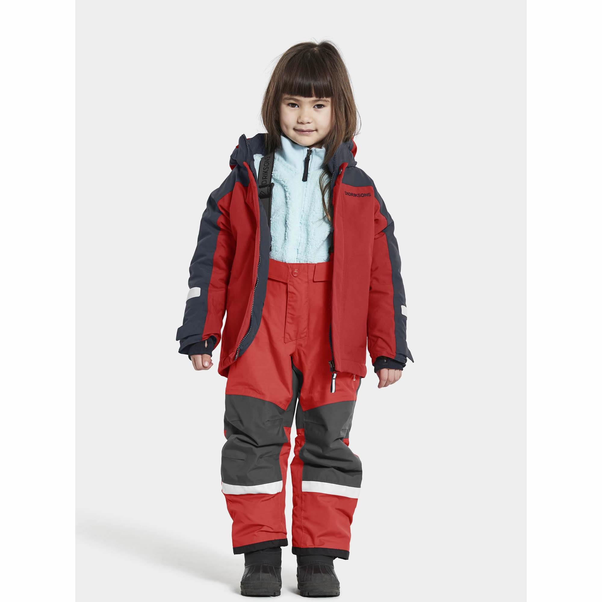 Didriksons Neptun Giacca Bambini Impermeabile Isolato Cappotto Antivento - Foto 18 di 41