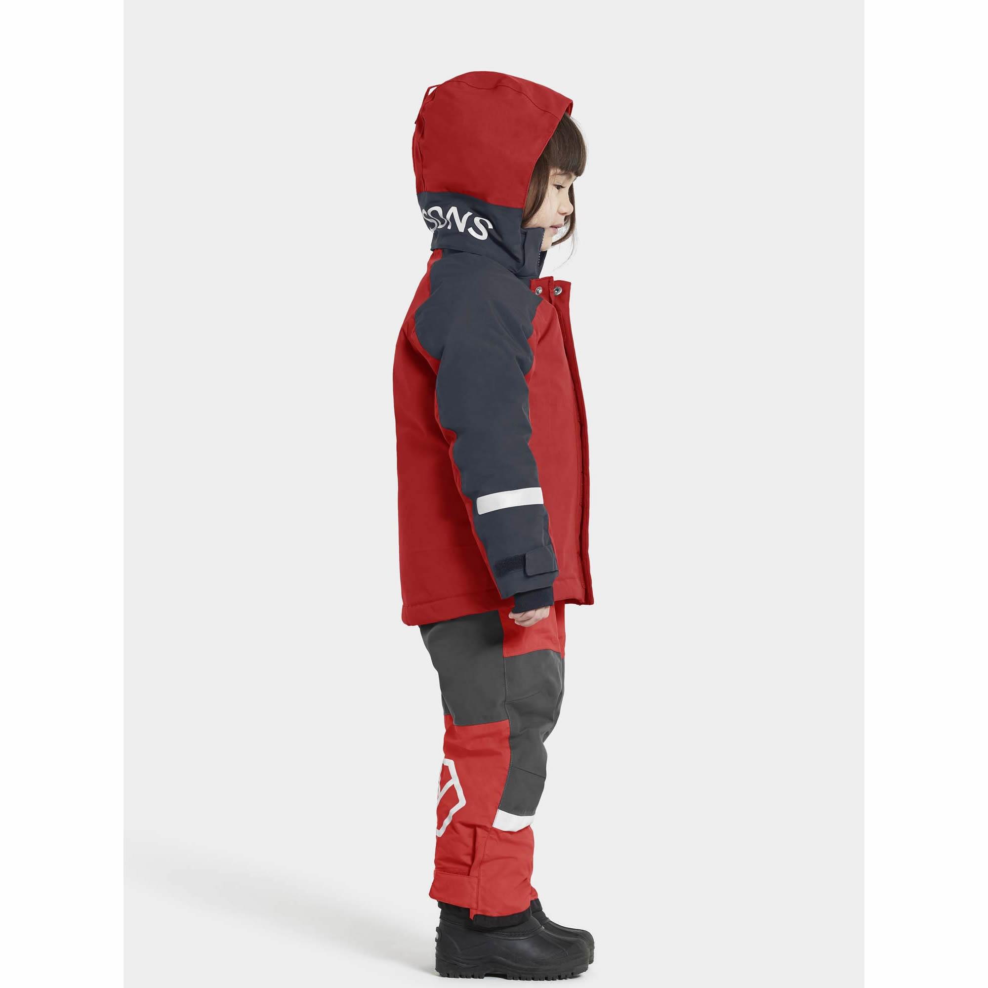 Didriksons Neptun Giacca Bambini Impermeabile Isolato Cappotto Antivento - Foto 19 di 41