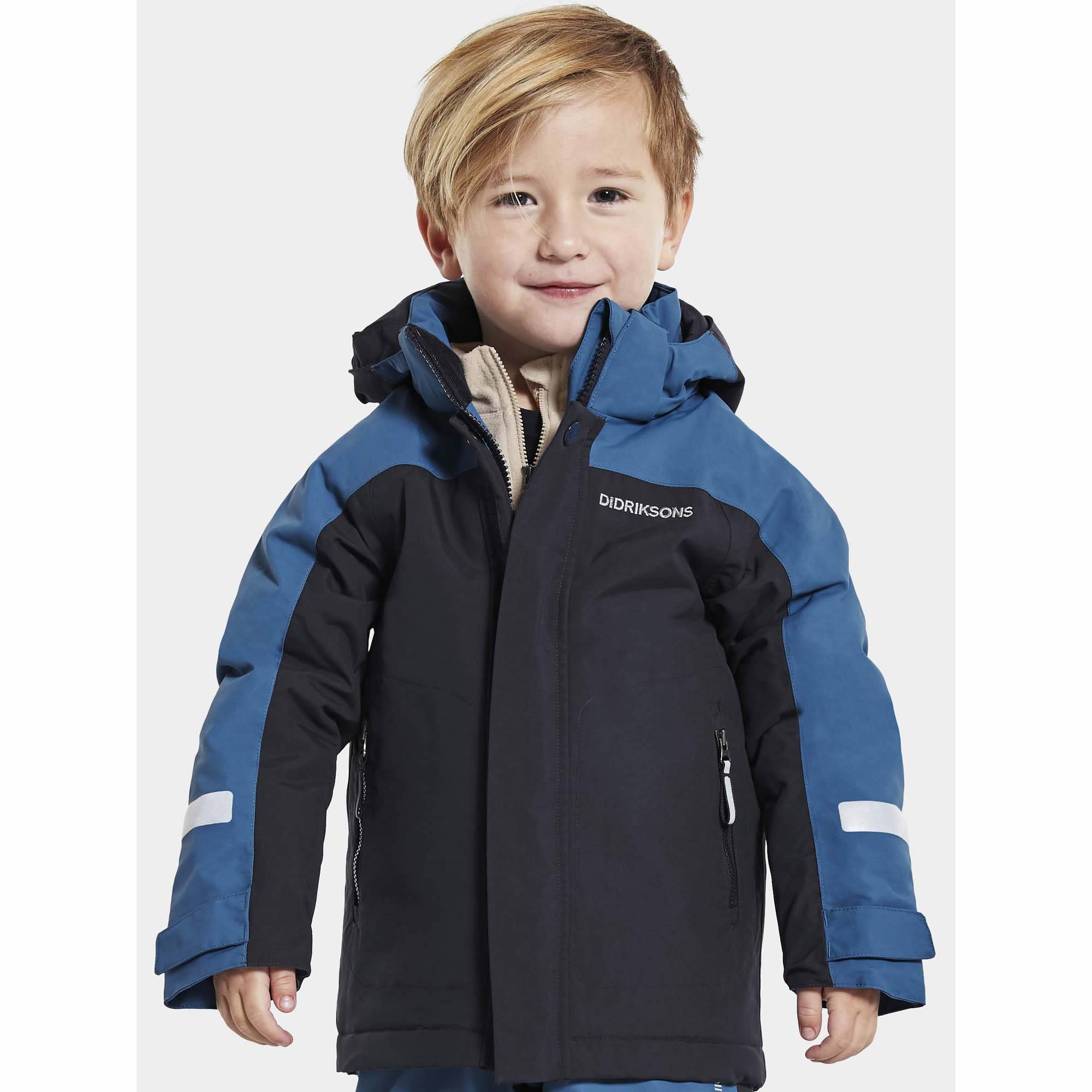Didriksons Neptun Giacca Bambini Impermeabile Isolato Cappotto Antivento - Foto 5 di 41