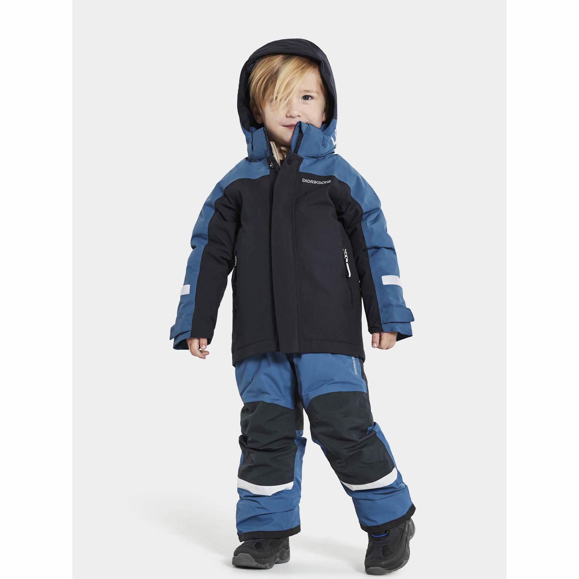 Didriksons Neptun Giacca Bambini Impermeabile Isolato Cappotto Antivento - Foto 6 di 41