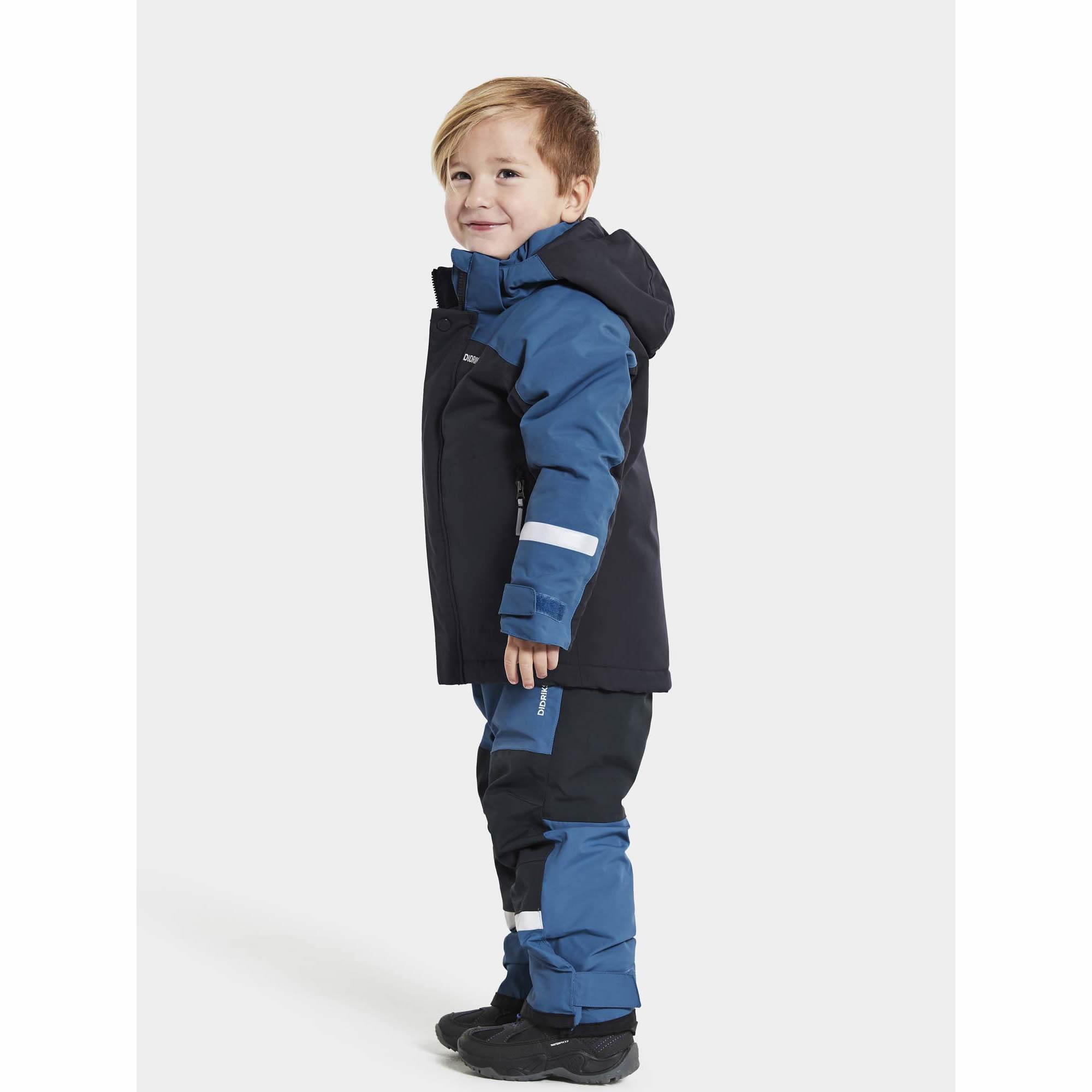 Didriksons Neptun Giacca Bambini Impermeabile Isolato Cappotto Antivento - Foto 7 di 41