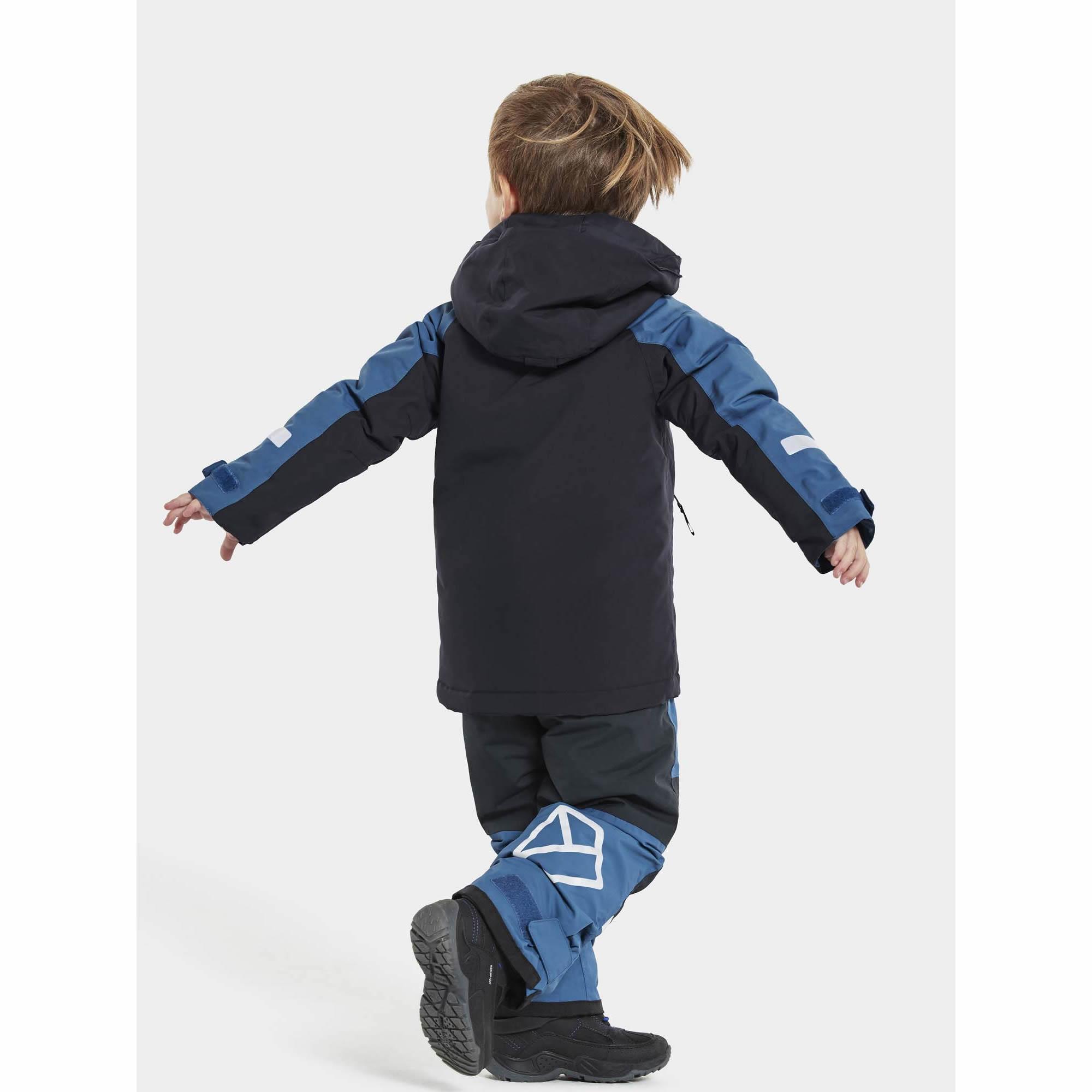 Didriksons Neptun Giacca Bambini Impermeabile Isolato Cappotto Antivento - Foto 10 di 41