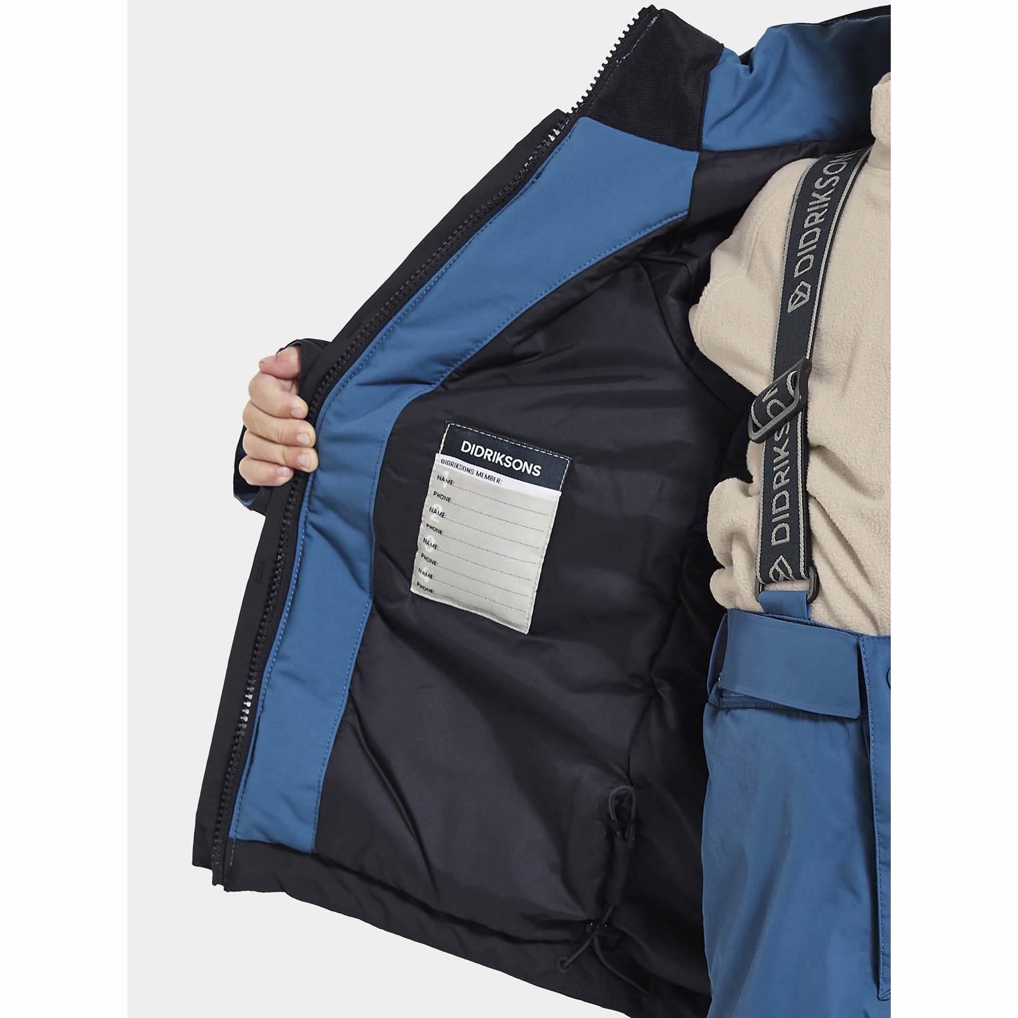 Didriksons Neptun Giacca Bambini Impermeabile Isolato Cappotto Antivento - Foto 12 di 41