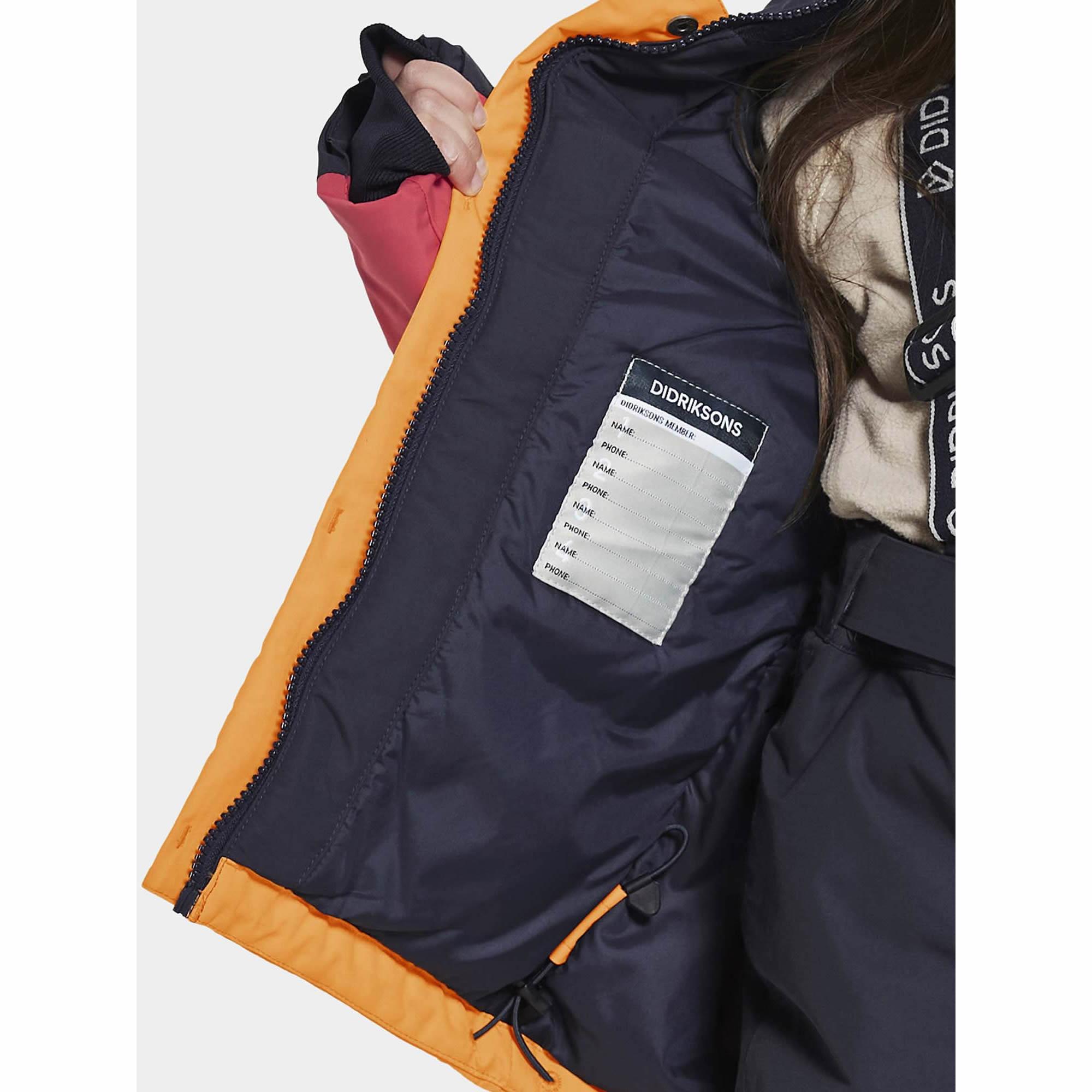 Didriksons Neptun Giacca Bambini Impermeabile Isolato Cappotto Antivento - Foto 41 di 41