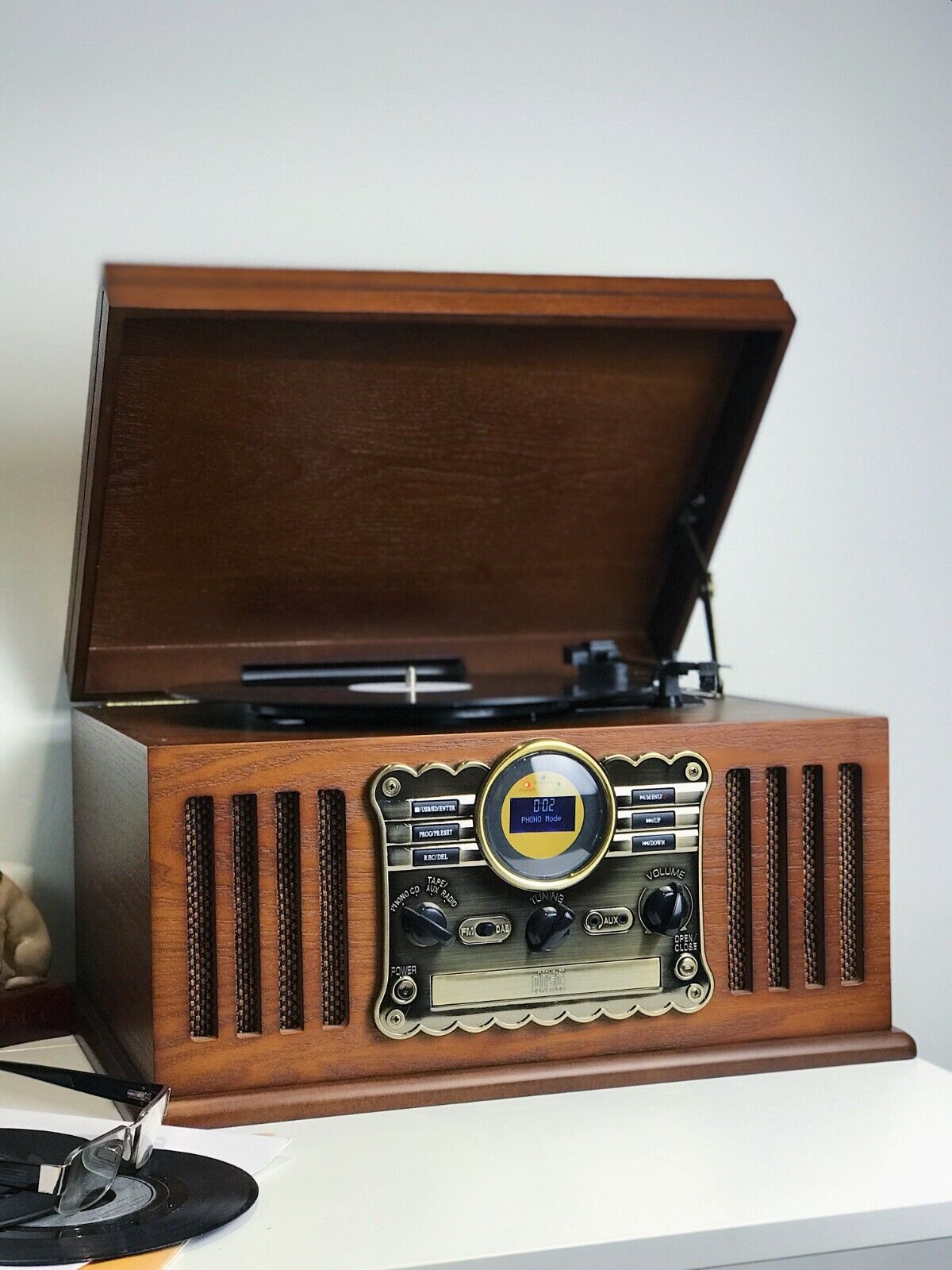 Centro de música Steepletone - Radio DAB y FM Bluetooth Reproductor de CD y cintas para grabar MP3 - Imagen 15 de 16