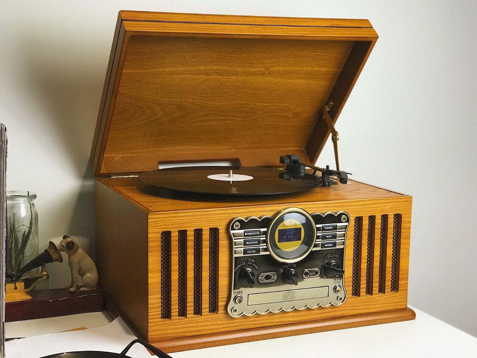 Centro de música Steepletone - Radio DAB y FM Bluetooth Reproductor de CD y cintas para grabar MP3 - Imagen 16 de 16