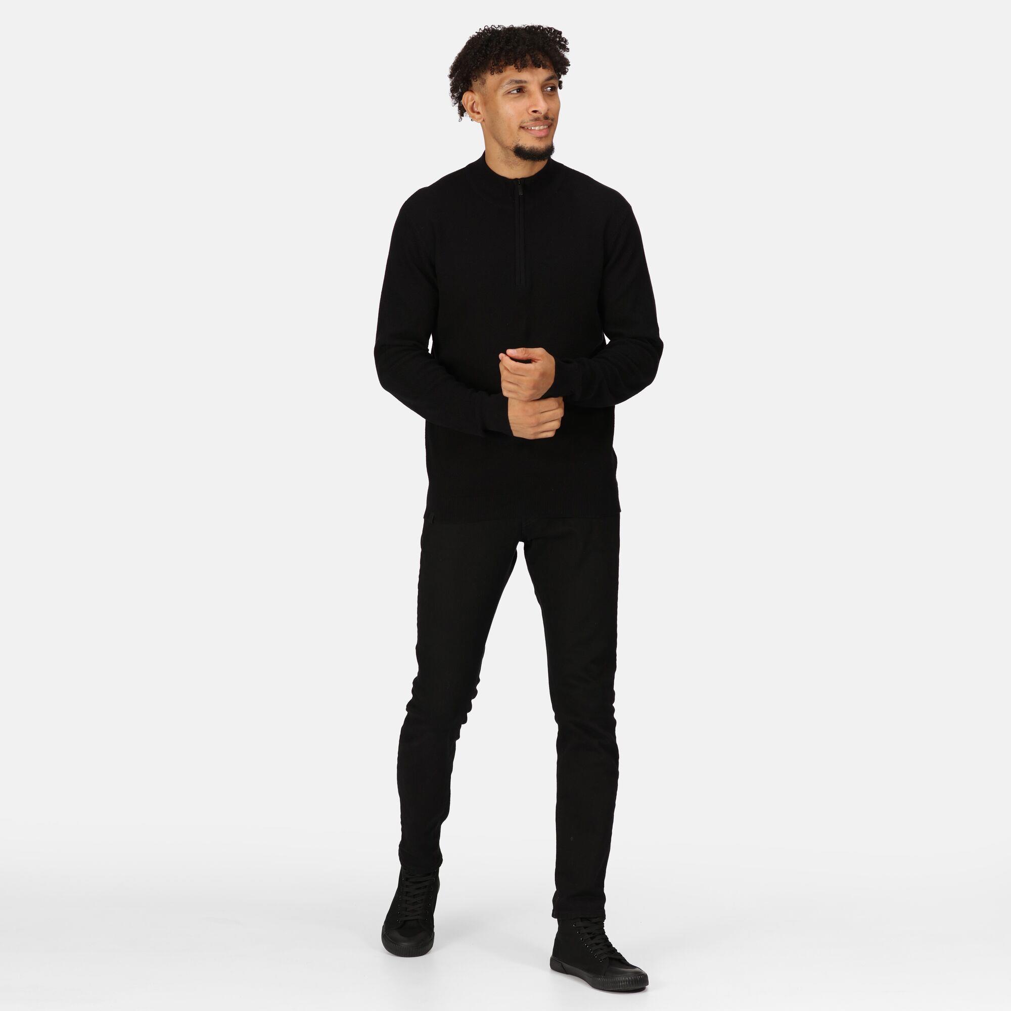 Regatta Keaton Mens Zip Neck Knitted Jumper - Picture 8 of 18