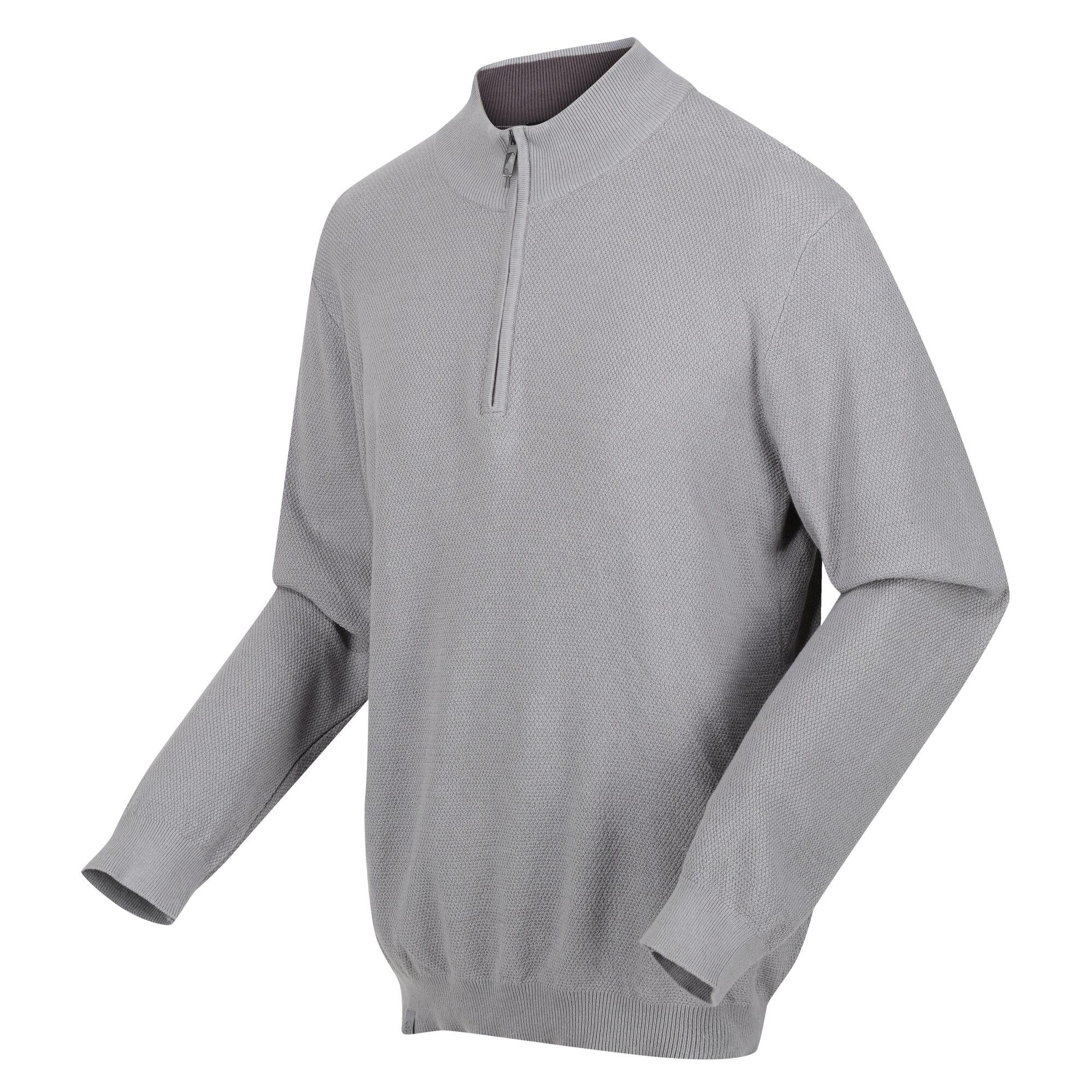 Regatta Keaton Mens Zip Neck Knitted Jumper - Picture 9 of 18