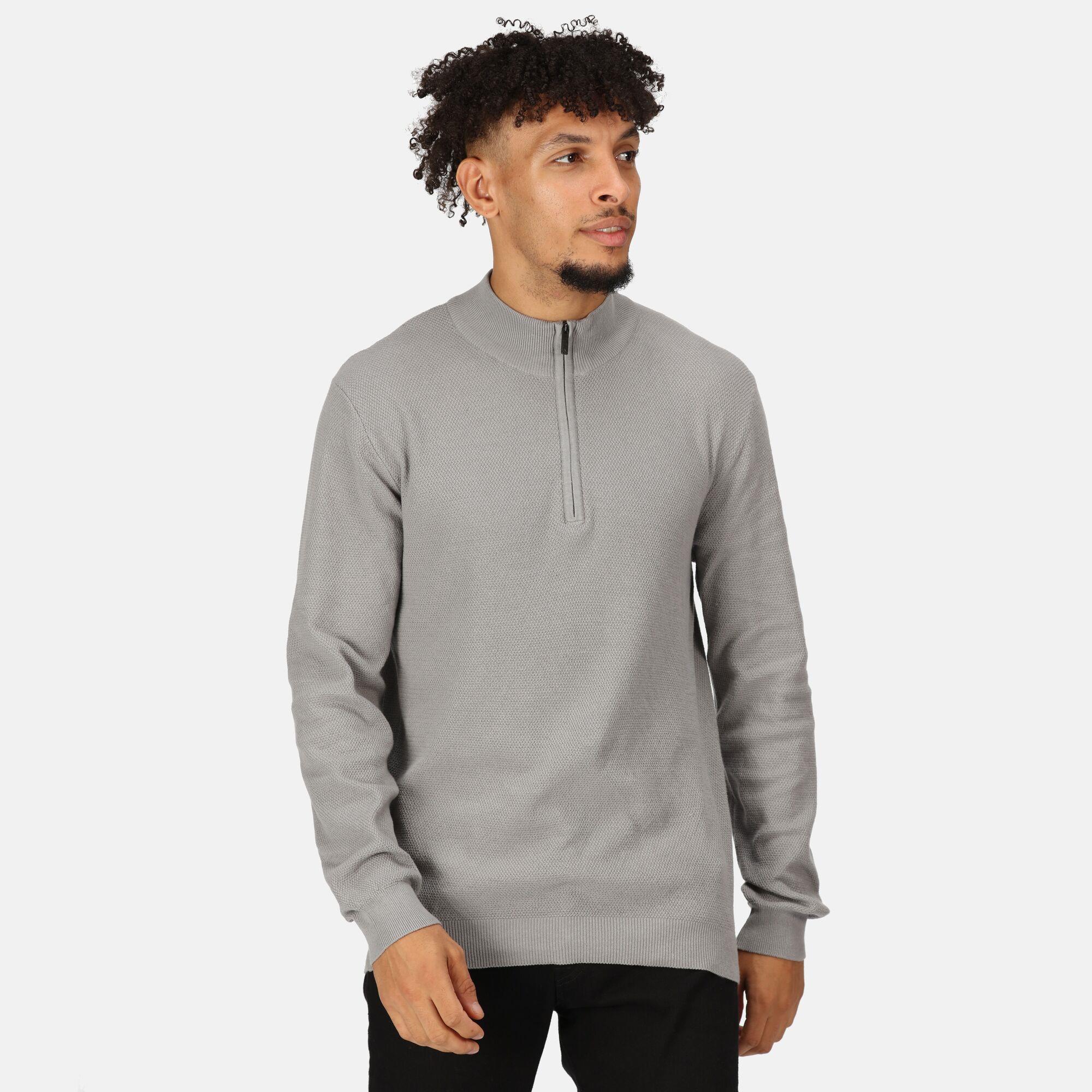 Regatta Keaton Mens Zip Neck Knitted Jumper - Picture 11 of 18