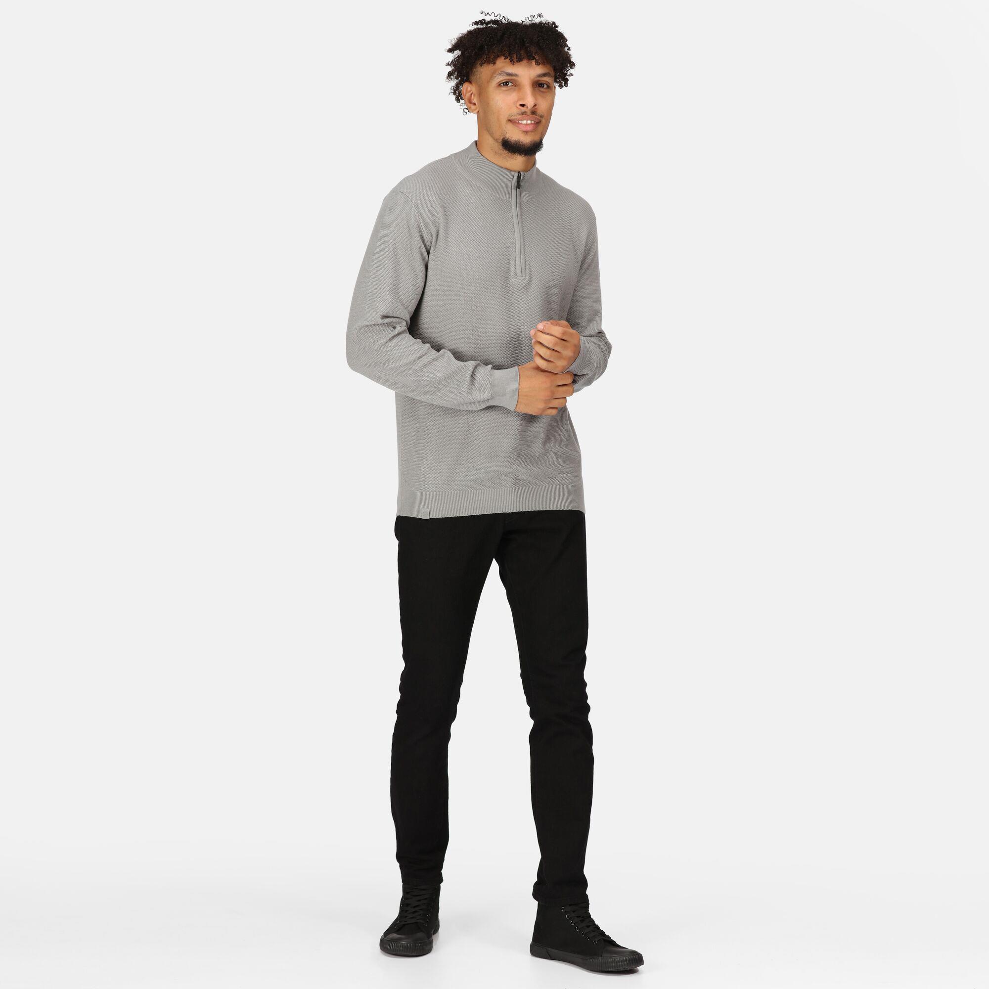 Regatta Keaton Mens Zip Neck Knitted Jumper - Picture 13 of 18