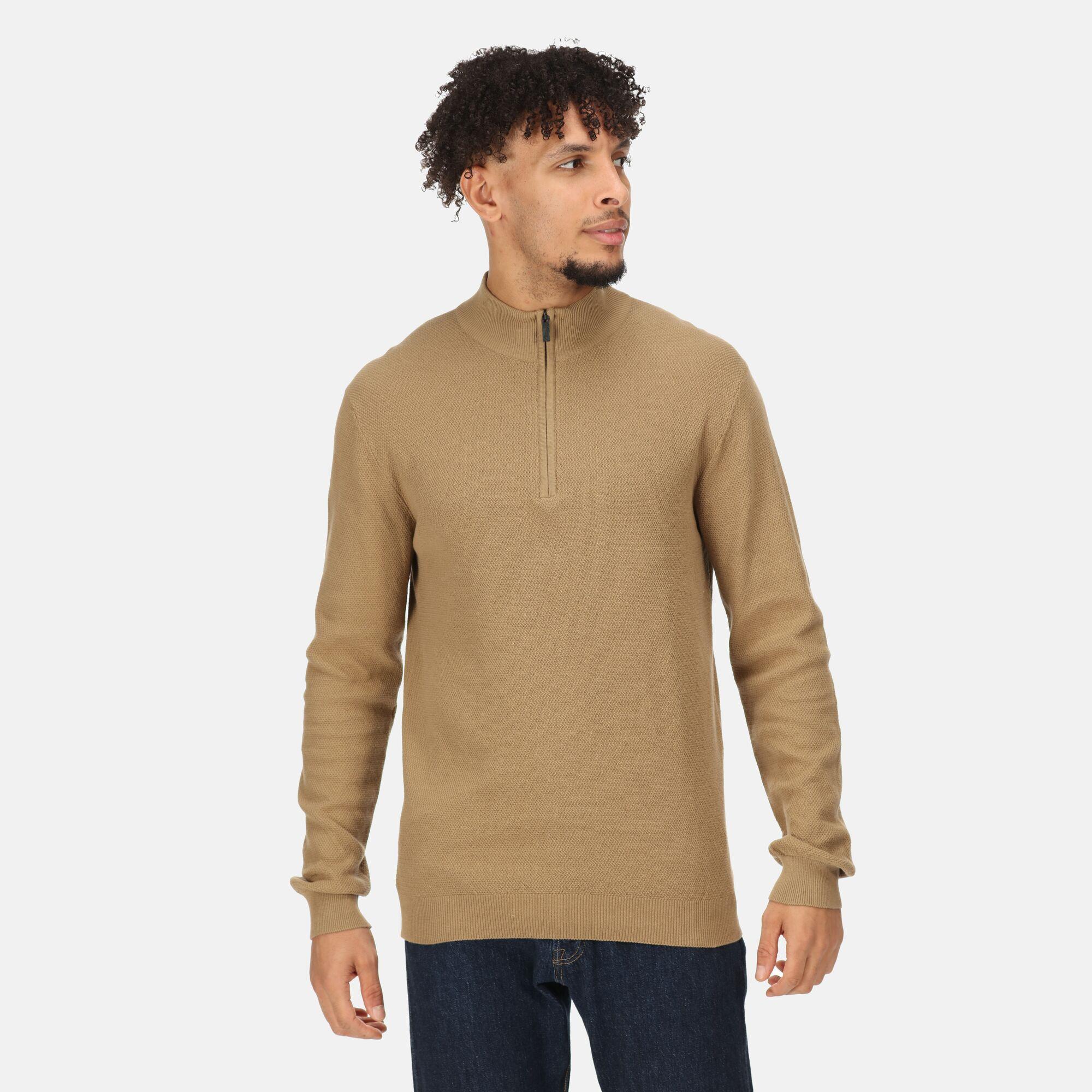Regatta Keaton Mens Zip Neck Knitted Jumper - Picture 16 of 18