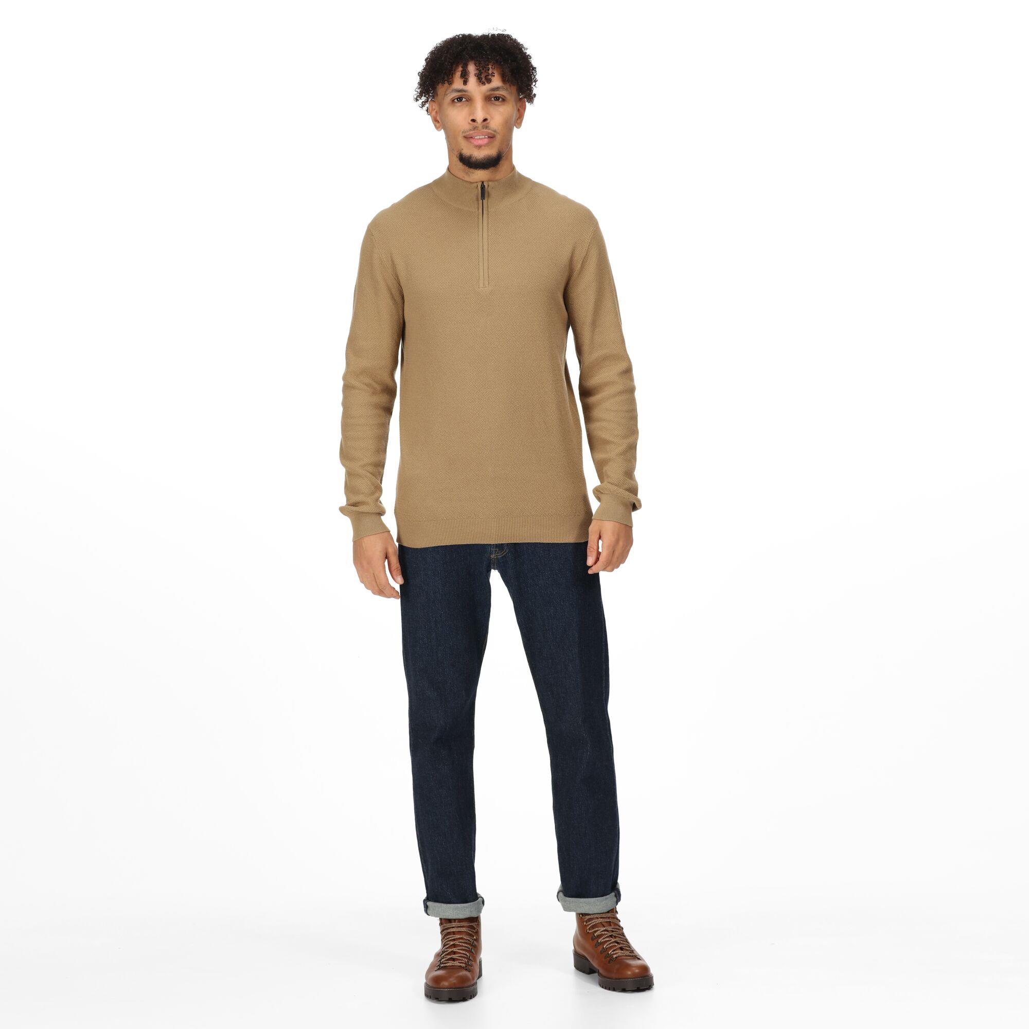 Regatta Keaton Mens Zip Neck Knitted Jumper - Picture 18 of 18