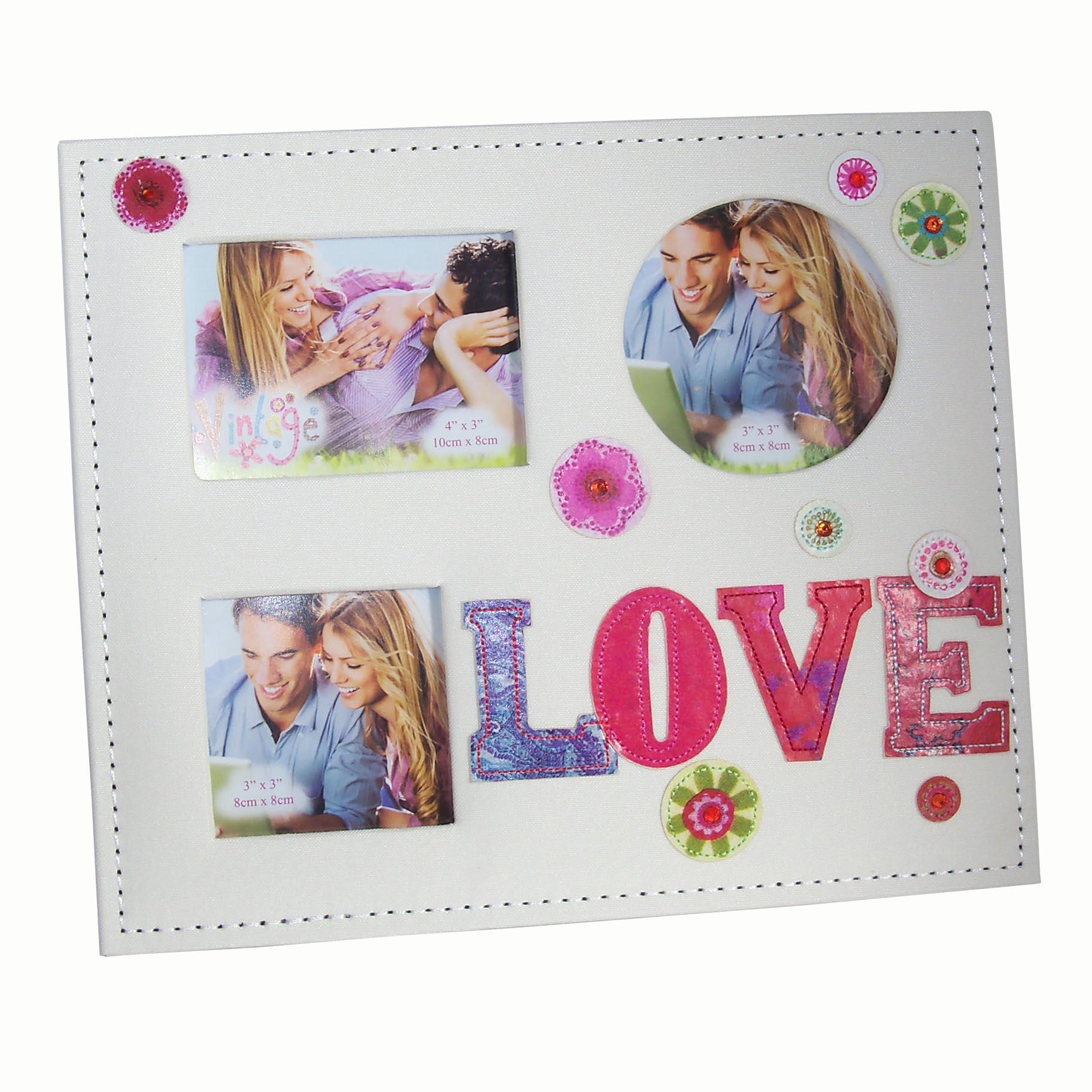Valentine Photo Frame Free Standing Ideal Gift – Choose Design