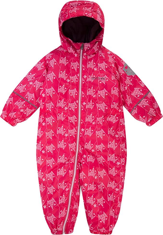 Regatta Splat Printed Fleece Lined Snowsuit Waterproof All-in-one suit - Picture 7 of 8