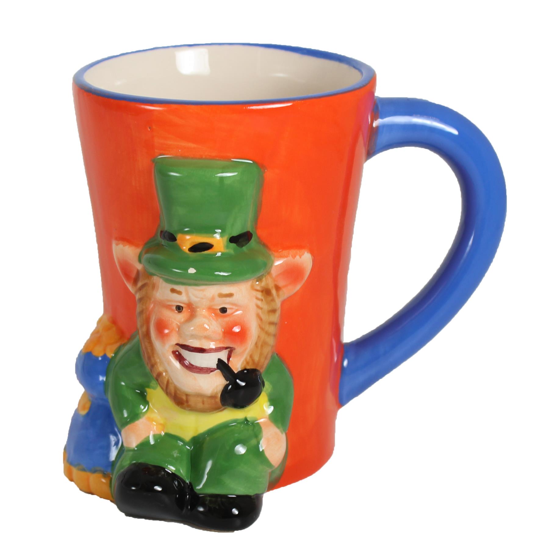 Leprechaun Ceramic Mug St Patricks Day Colourful Novelty Gift Boxed Choose