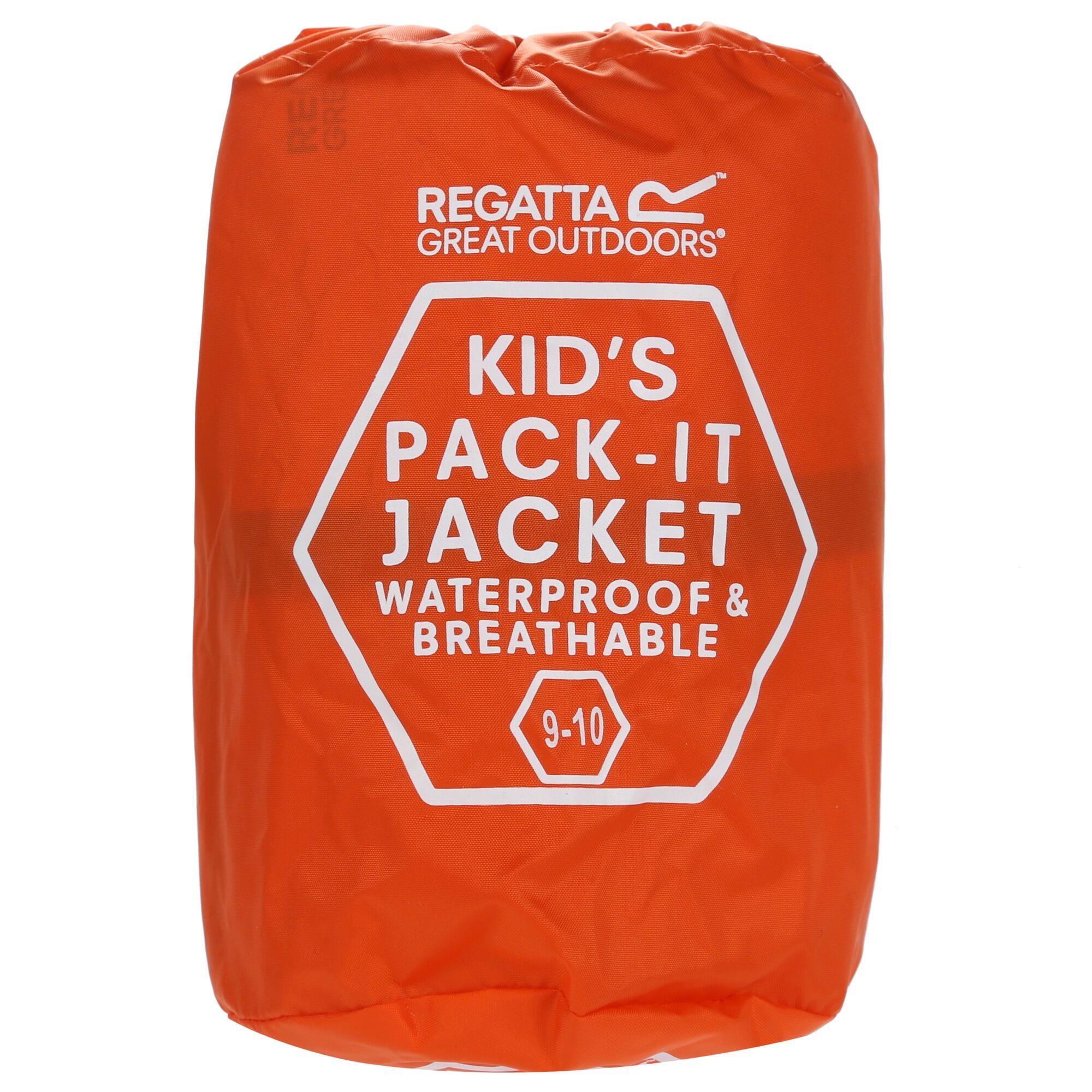 Regatta Kids Pack It Jacket III Waterproof Packaway Coat with Stuffsack - Picture 24 of 128