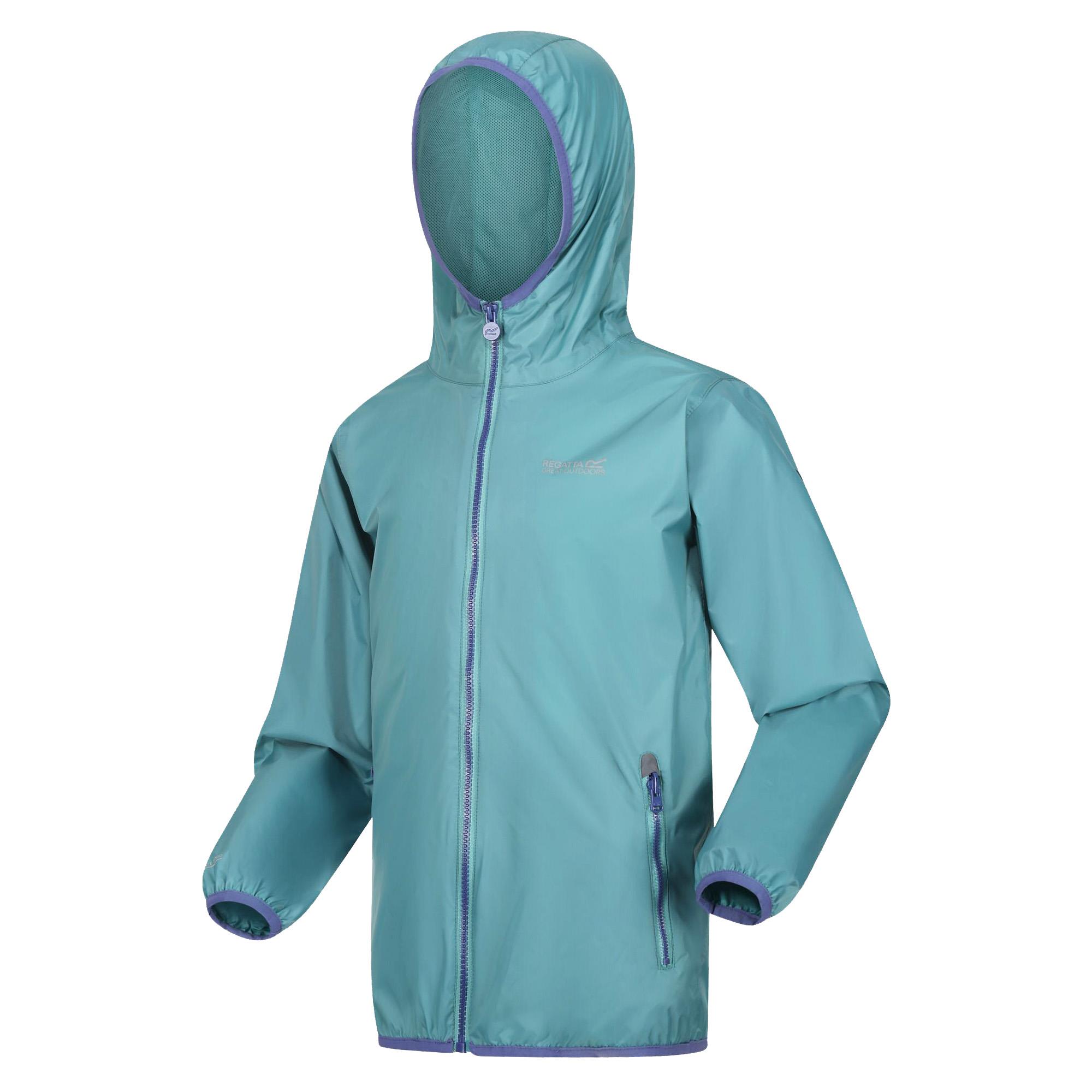 Regatta Lever II Kids Waterproof Packaway Jacket - Picture 49 of 115