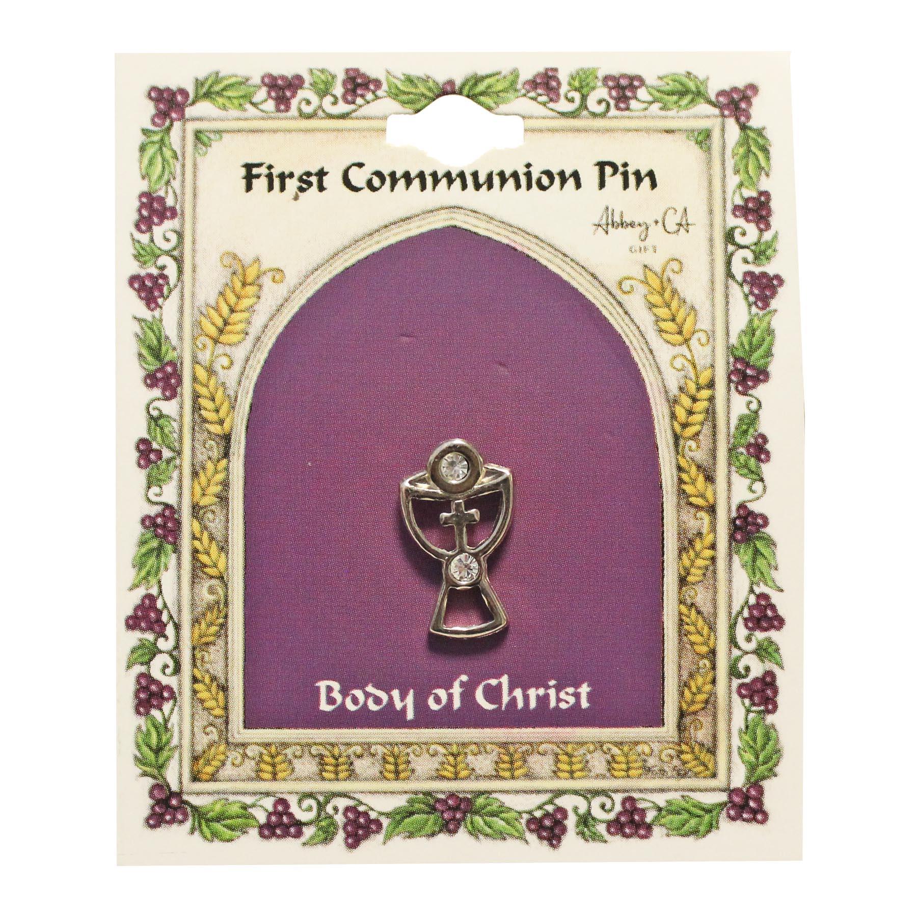 First Communion Brooch First Communion Lapel Pin Brooch - Choose Design | eBay UK