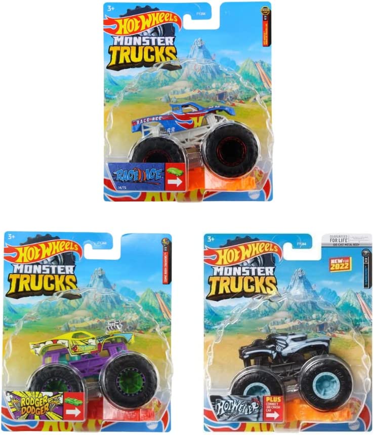 Hot Wheels Monster Trucks Oversized CAGE RATTLER Released 2023