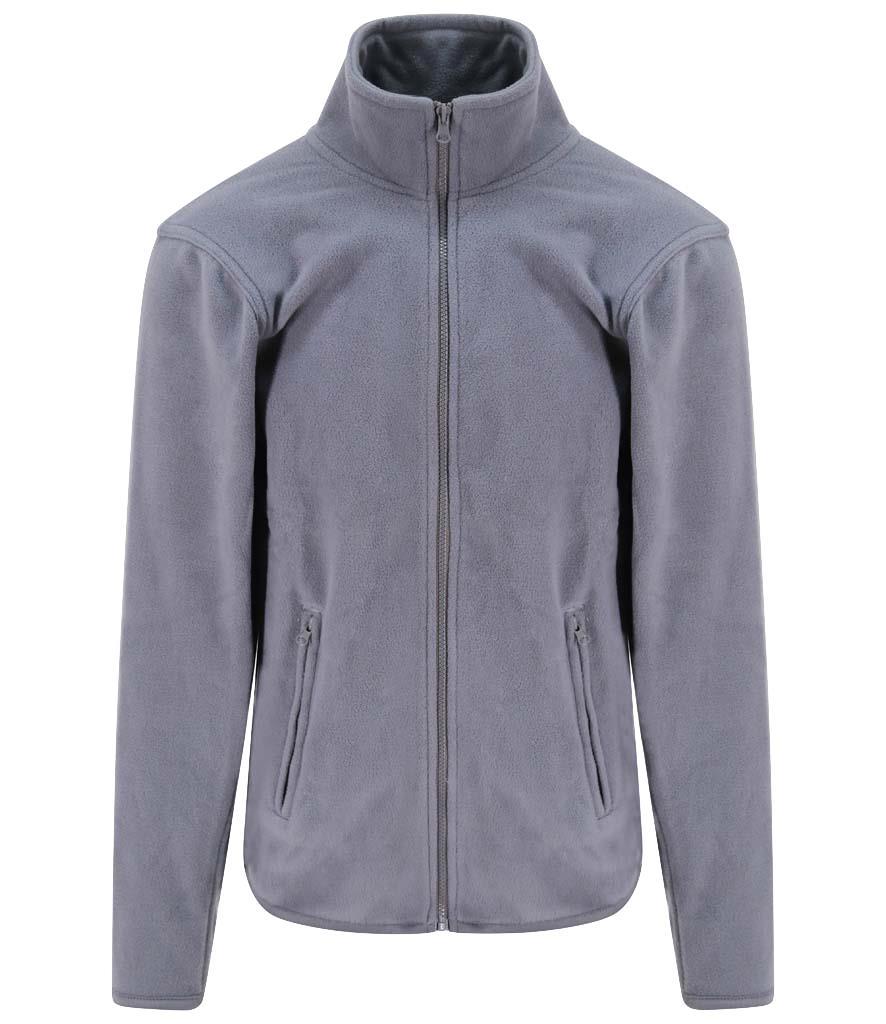 Pro RTX Pro Micro Fleece BLACK BLUE or GREY Full Zip Jacket XS-7XL - Picture 3 of 4