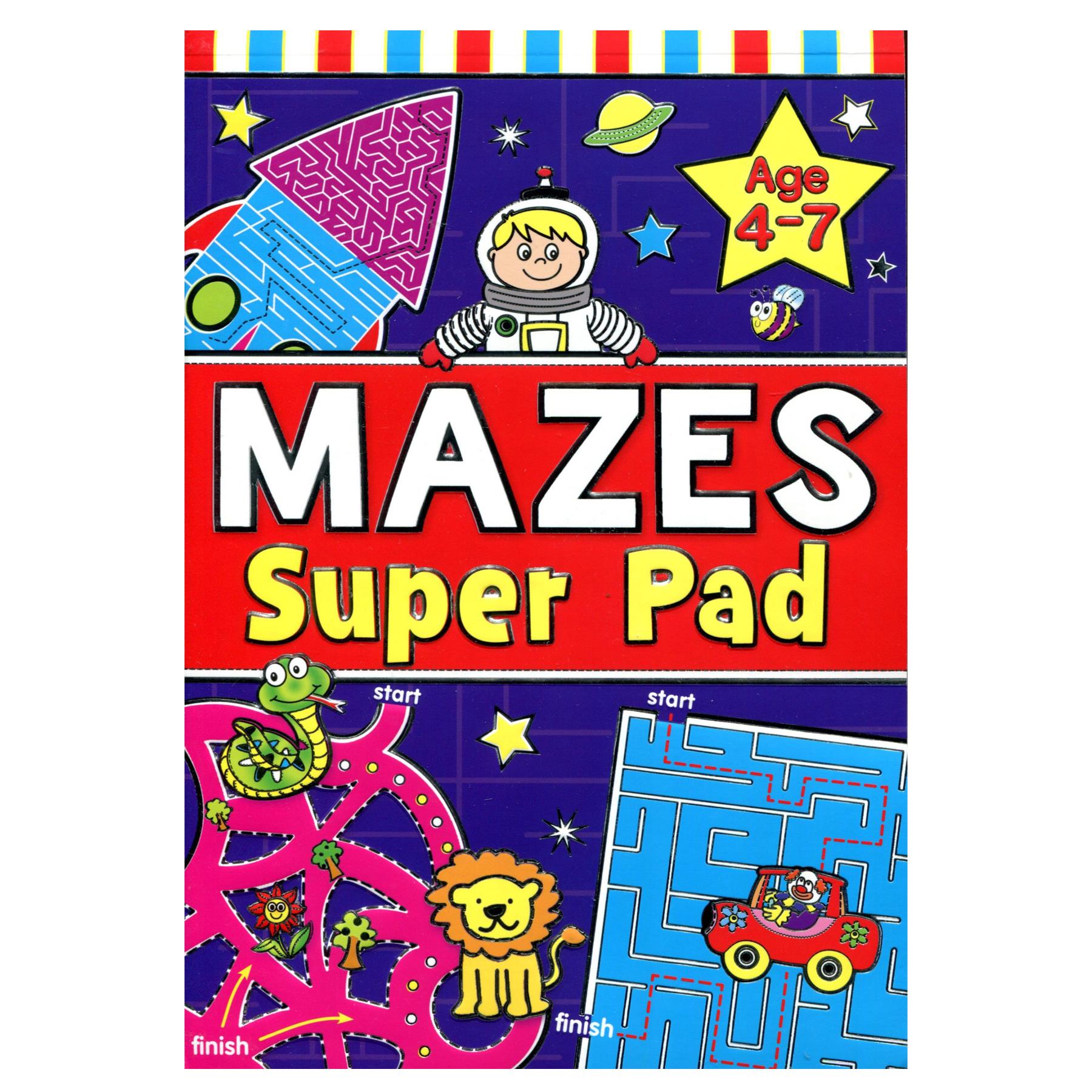 Super Pad Activity Book - Great for Holiday - Choose Design