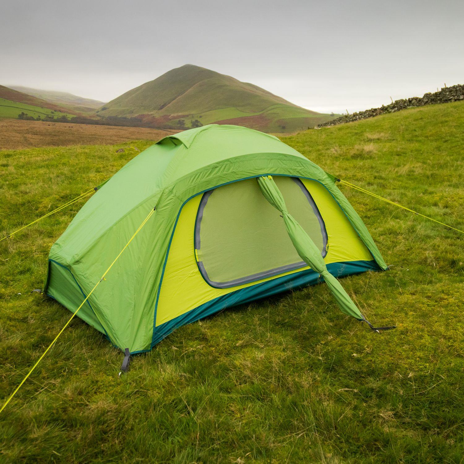 Vango Tryfan Green Camping Tent 2 Person 3 Person Waterproof Quick Pitch DofE