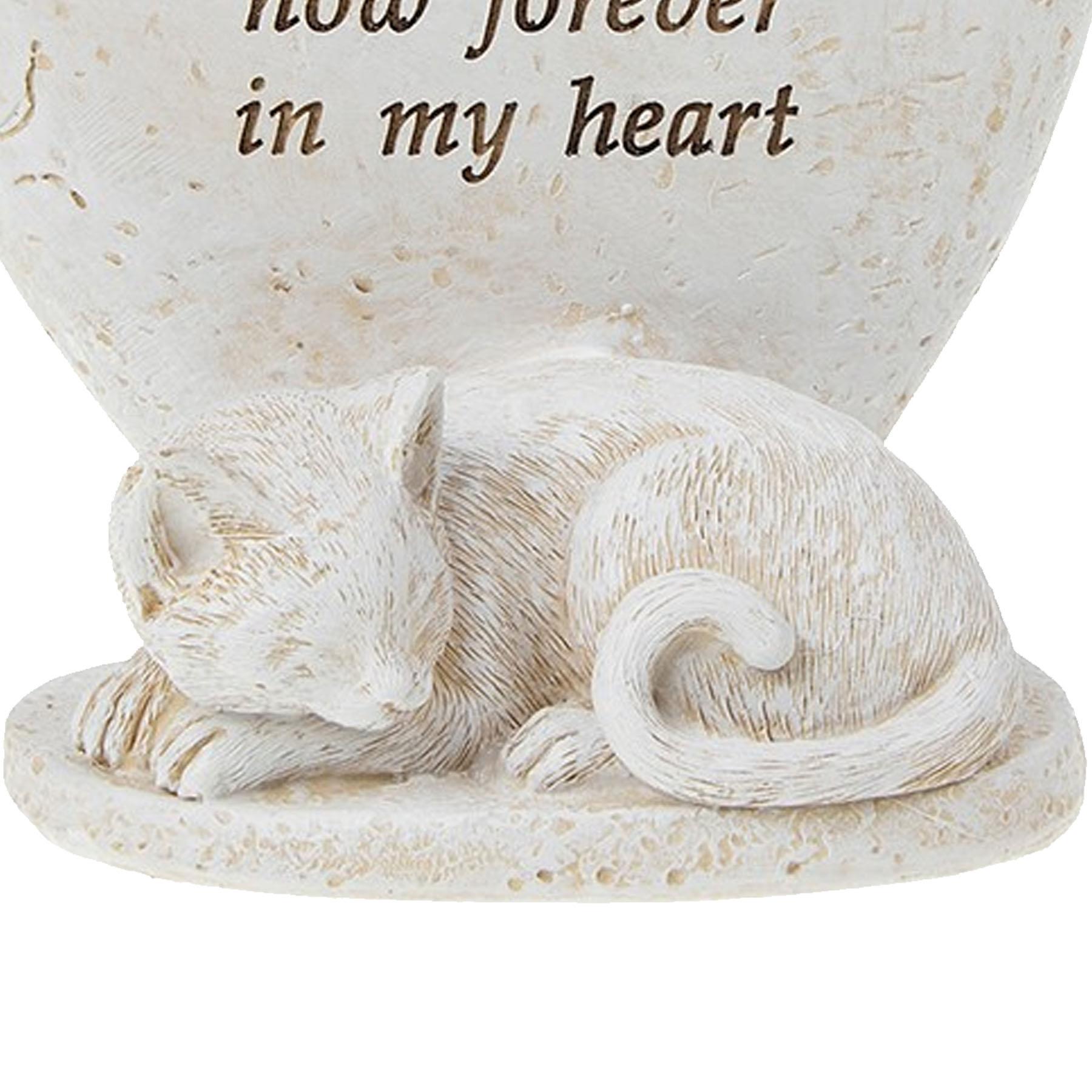 Haustier Denkmal Herz Grabschmuck 11 cm x 11,5 cm Hund oder Katze wählbar - Bild 6 von 7