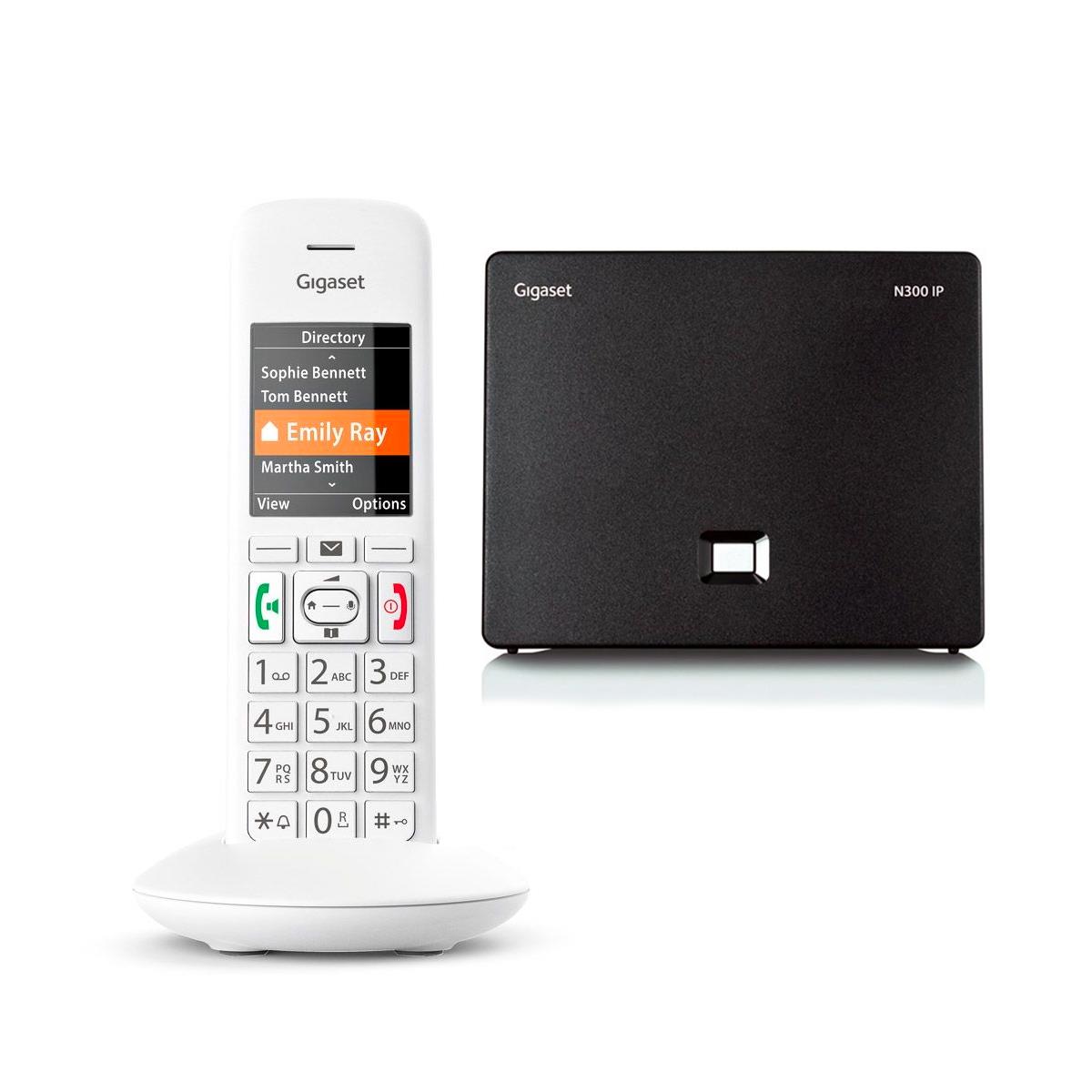 Gigaset E390A Premium VoIP Phone Range of Handsets Cordless IP Home Business