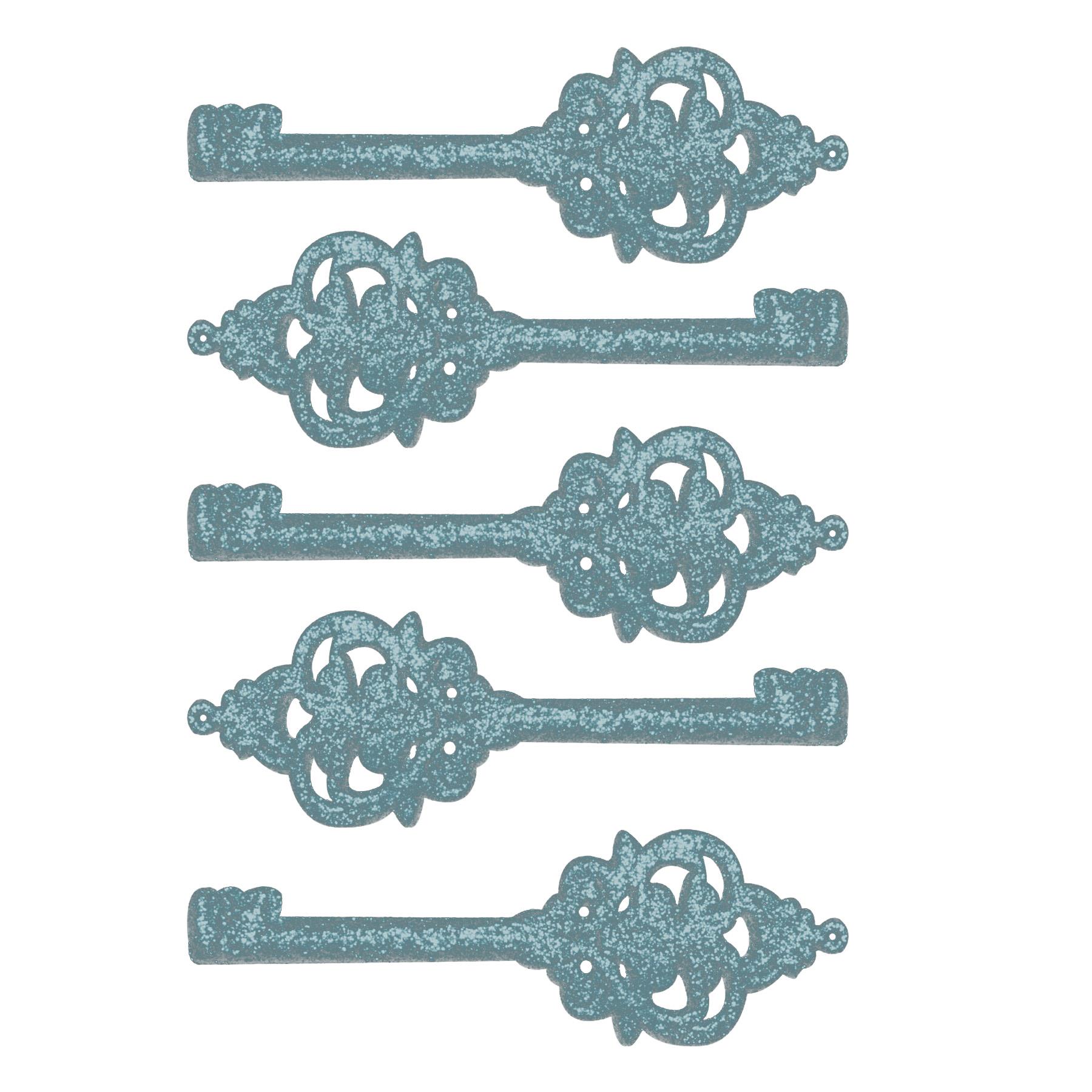 Christmas Glaçon Blue Decoration Glitter/Plain Baubles Hearts Droplets - Bild 6 von 13