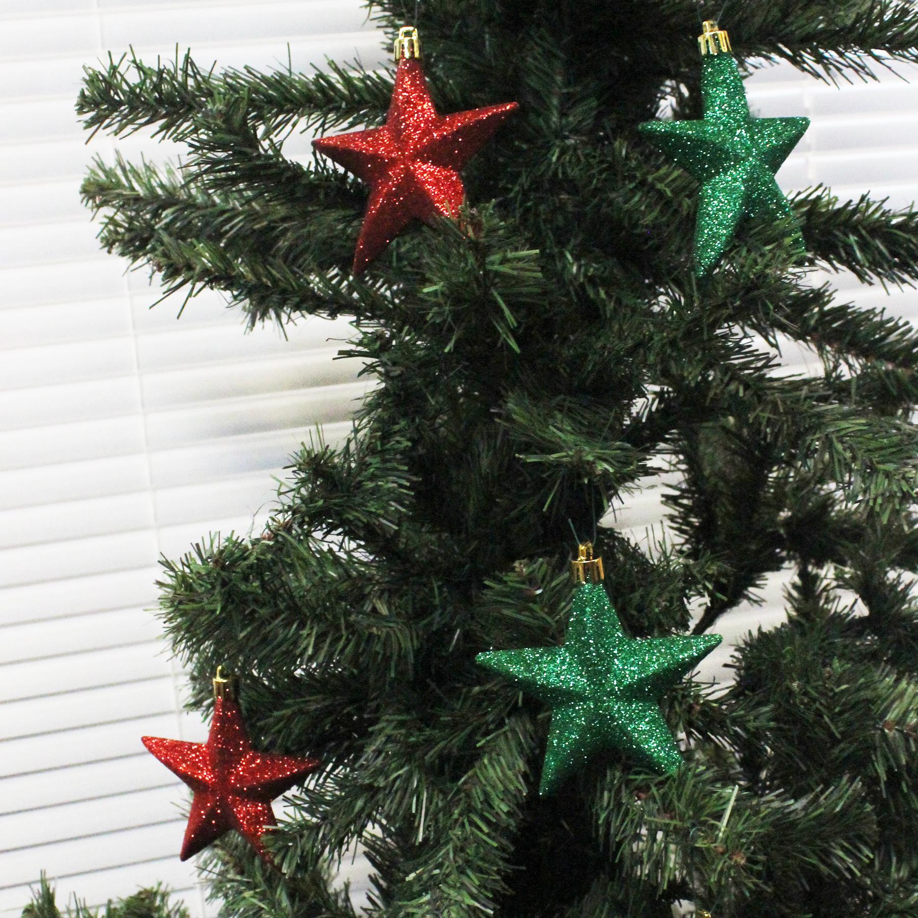 Christmas Shatterproof Tree Decorations Red and Green - Choose Design - Bild 9 von 19