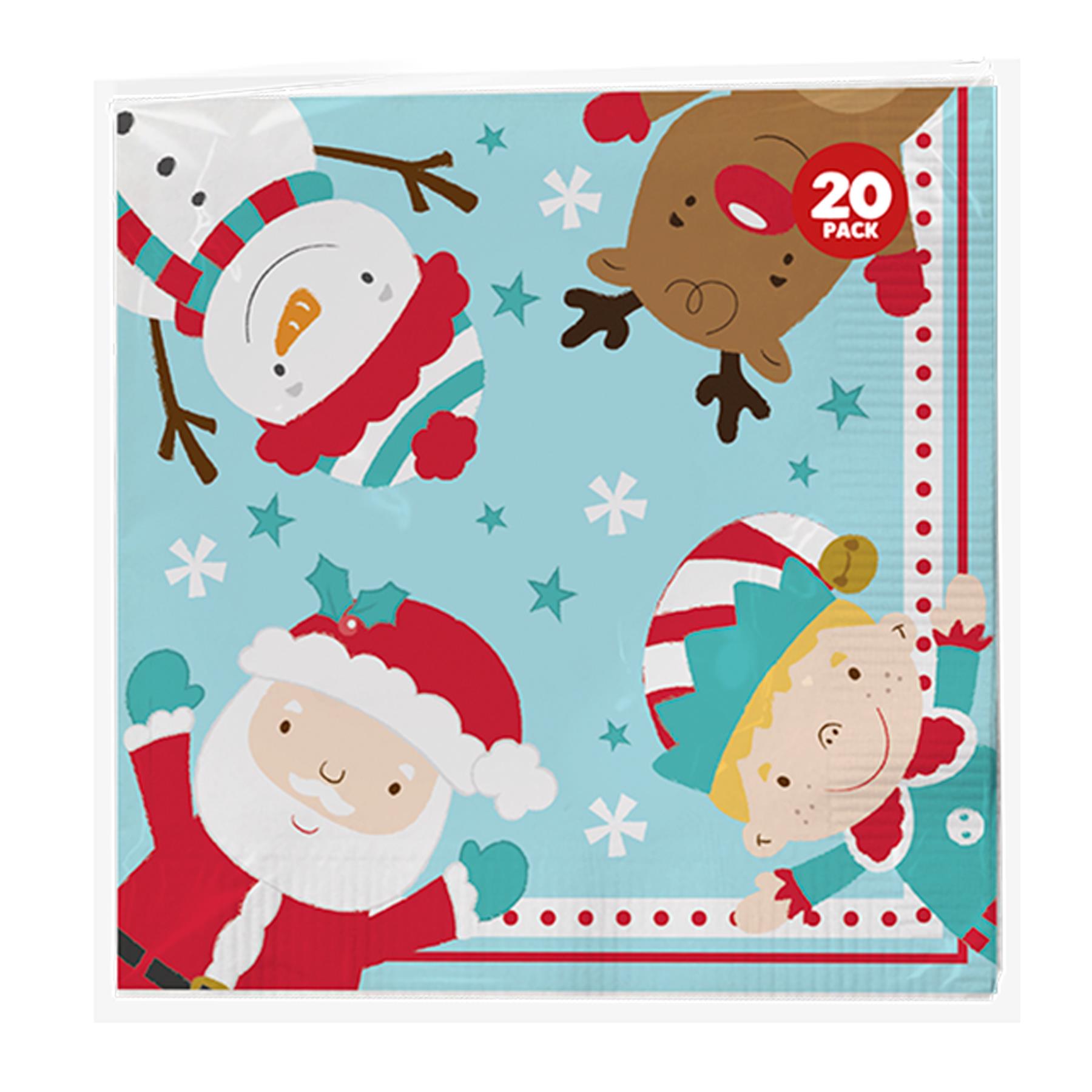 Christmas Party Tableware Paper Plates, Cups and Napkins - Choose Design - Bild 5 von 7