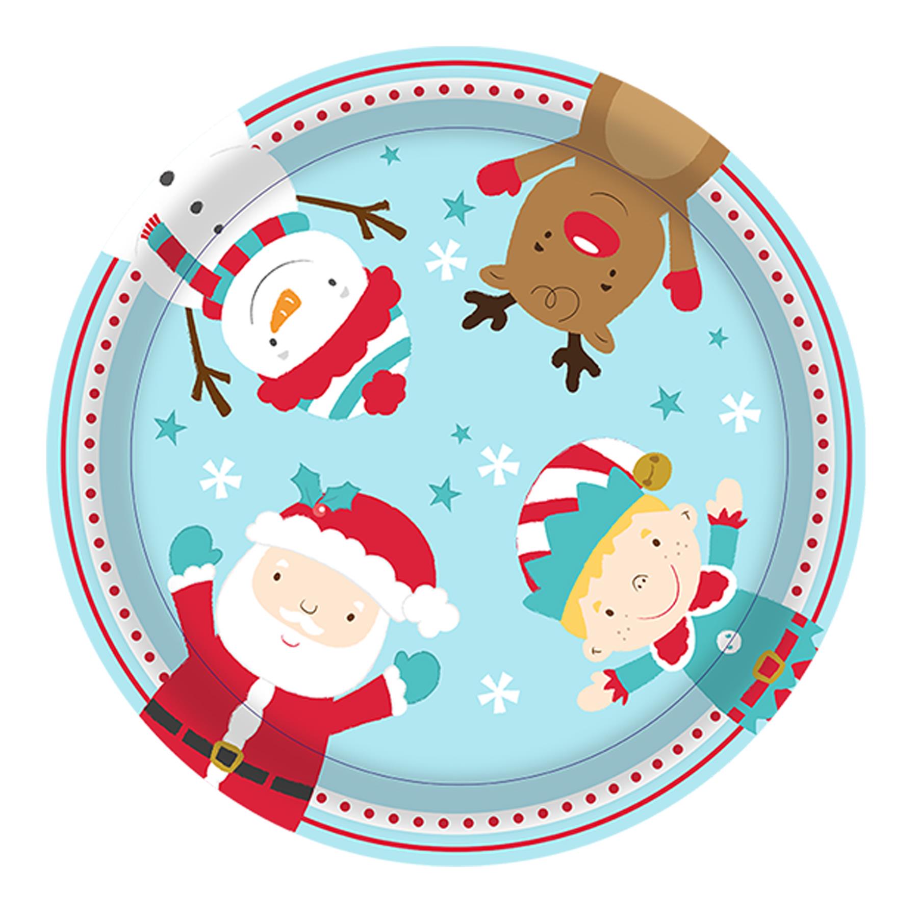 Christmas Party Tableware Paper Plates, Cups and Napkins - Choose Design - Bild 6 von 7