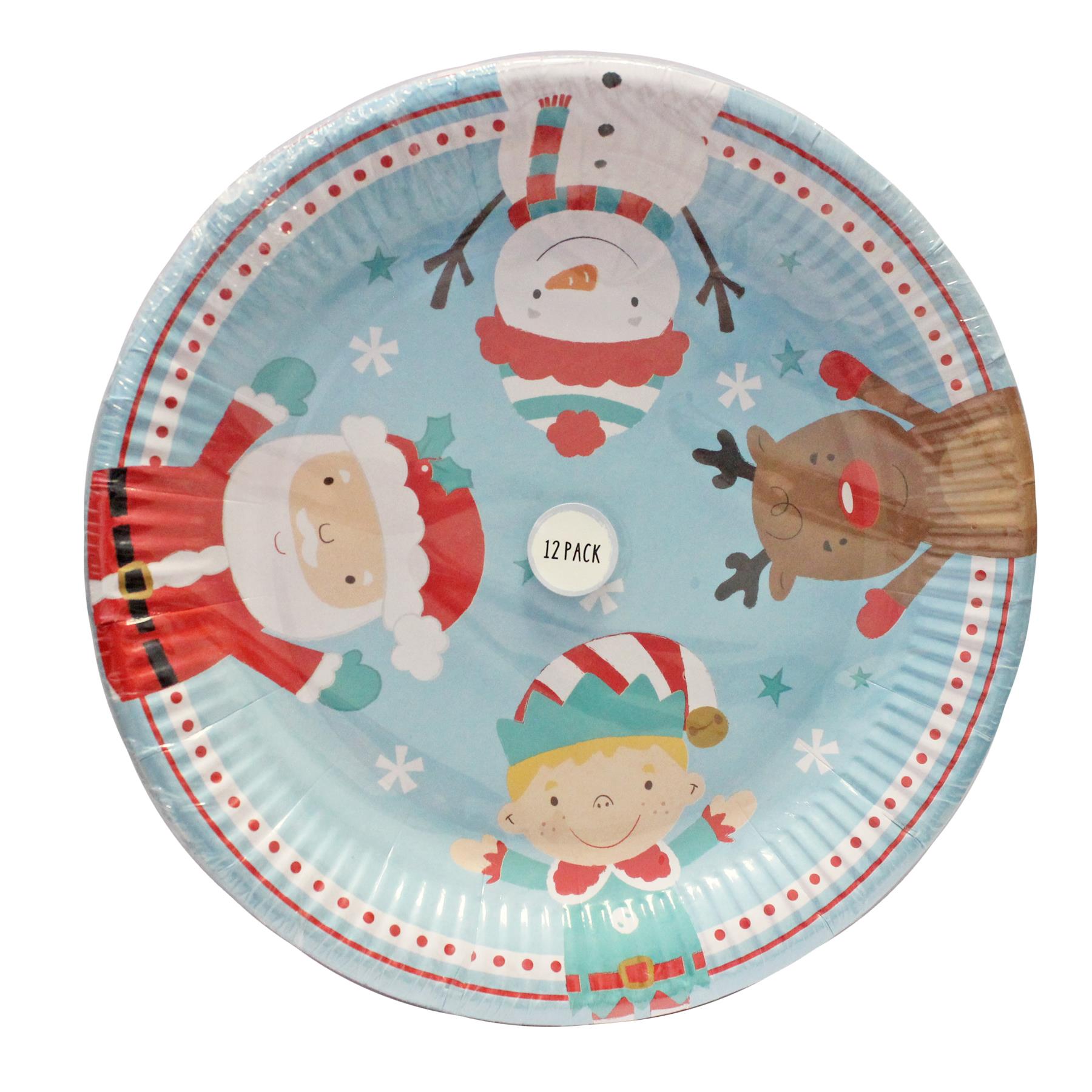 Christmas Party Tableware Paper Plates, Cups and Napkins - Choose Design - Bild 7 von 7