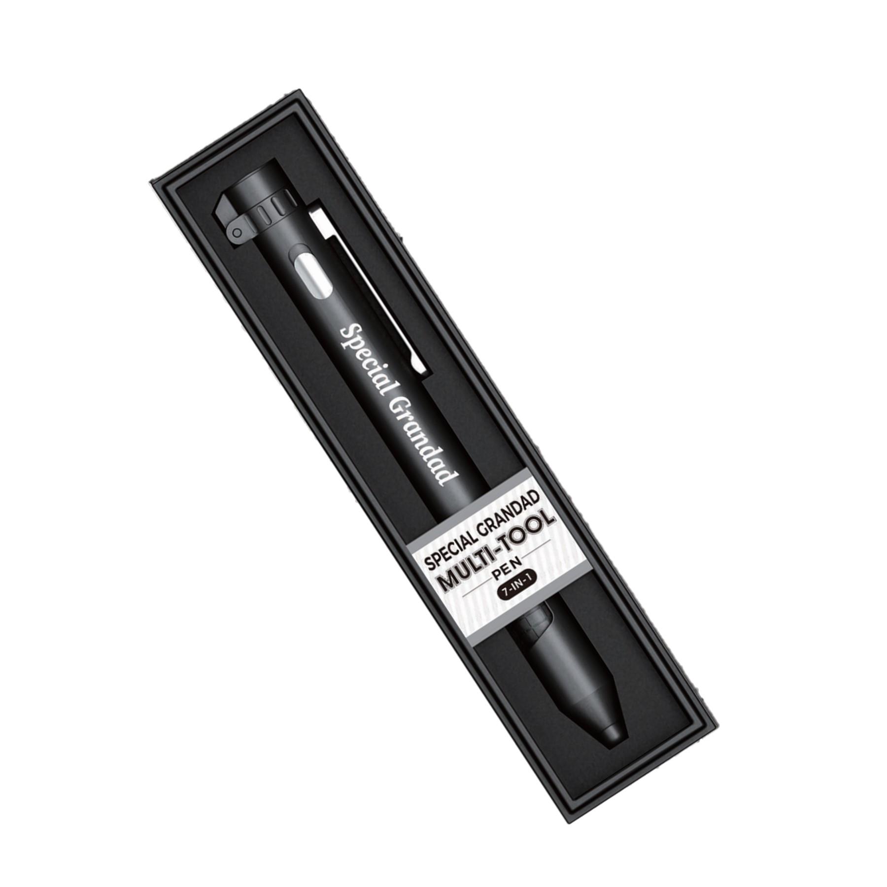Multi-tool Pen 7 in 1 Torch Compass Stylus Stand and Screwdriver - Choose Design - Picture 11 of 64