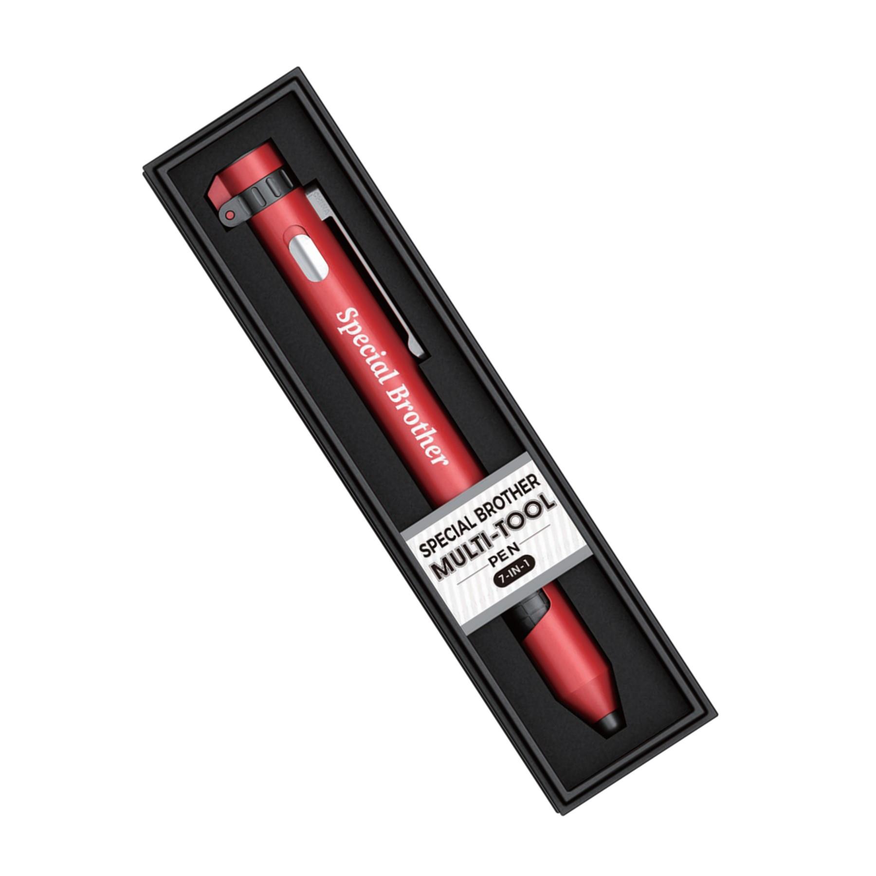 Multi-tool Pen 7 in 1 Torch Compass Stylus Stand and Screwdriver - Choose Design - Picture 35 of 64