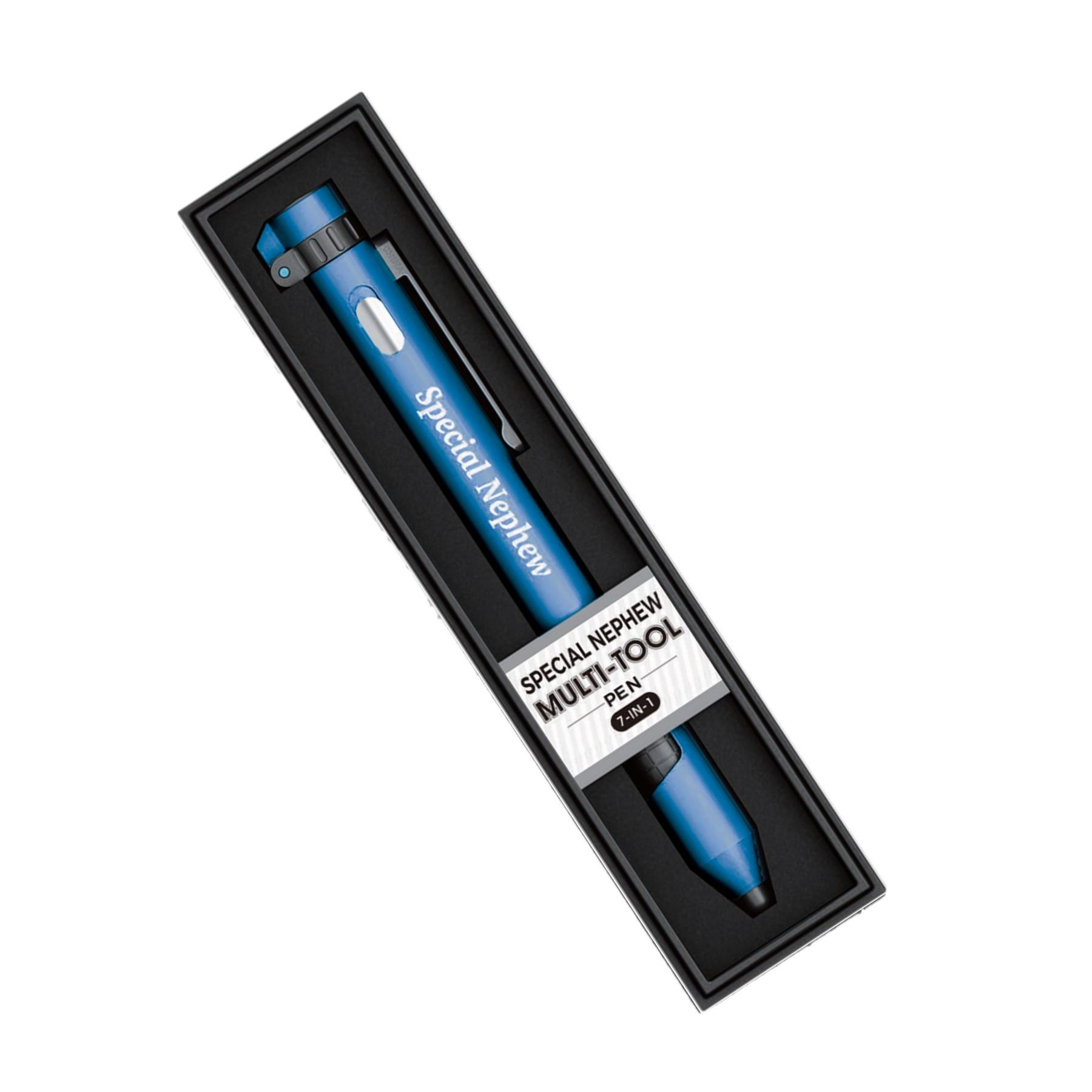 Multi-tool Pen 7 in 1 Torch Compass Stylus Stand and Screwdriver - Choose Design - Picture 41 of 64