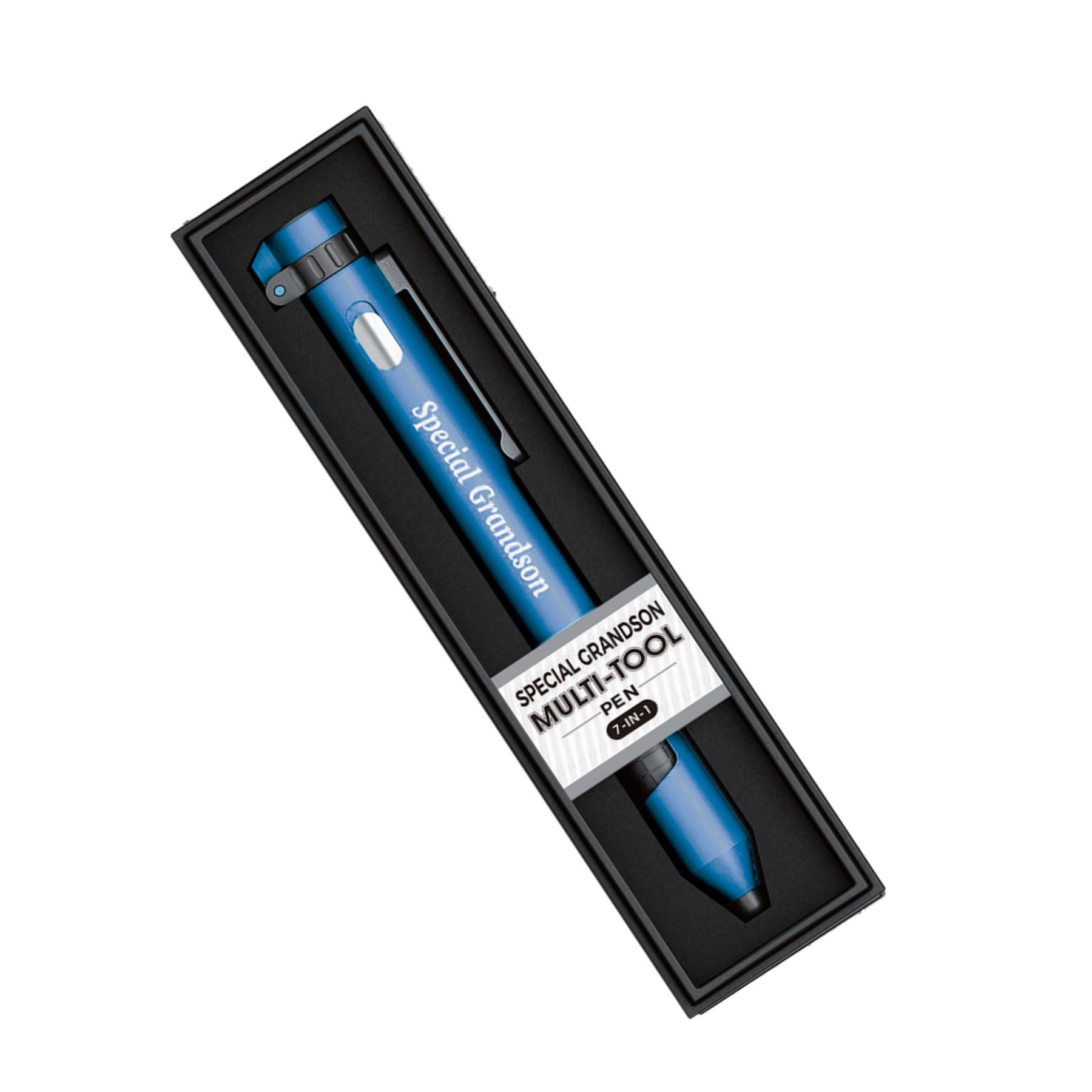 Multi-tool Pen 7 in 1 Torch Compass Stylus Stand and Screwdriver - Choose Design - Picture 59 of 64