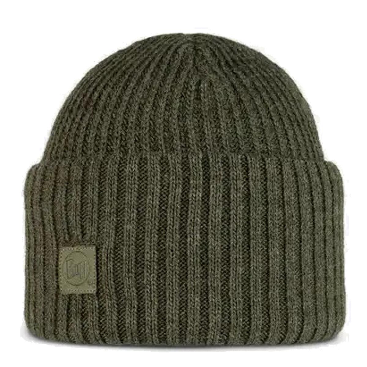 Buff Knitted Beanie Hat - Black or Sage