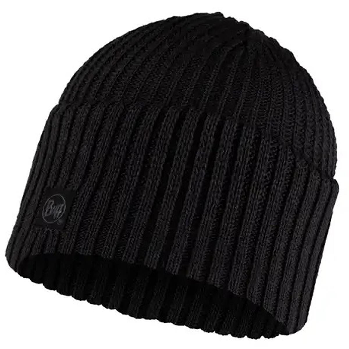 Buff Knitted Beanie Hat - Black or Sage