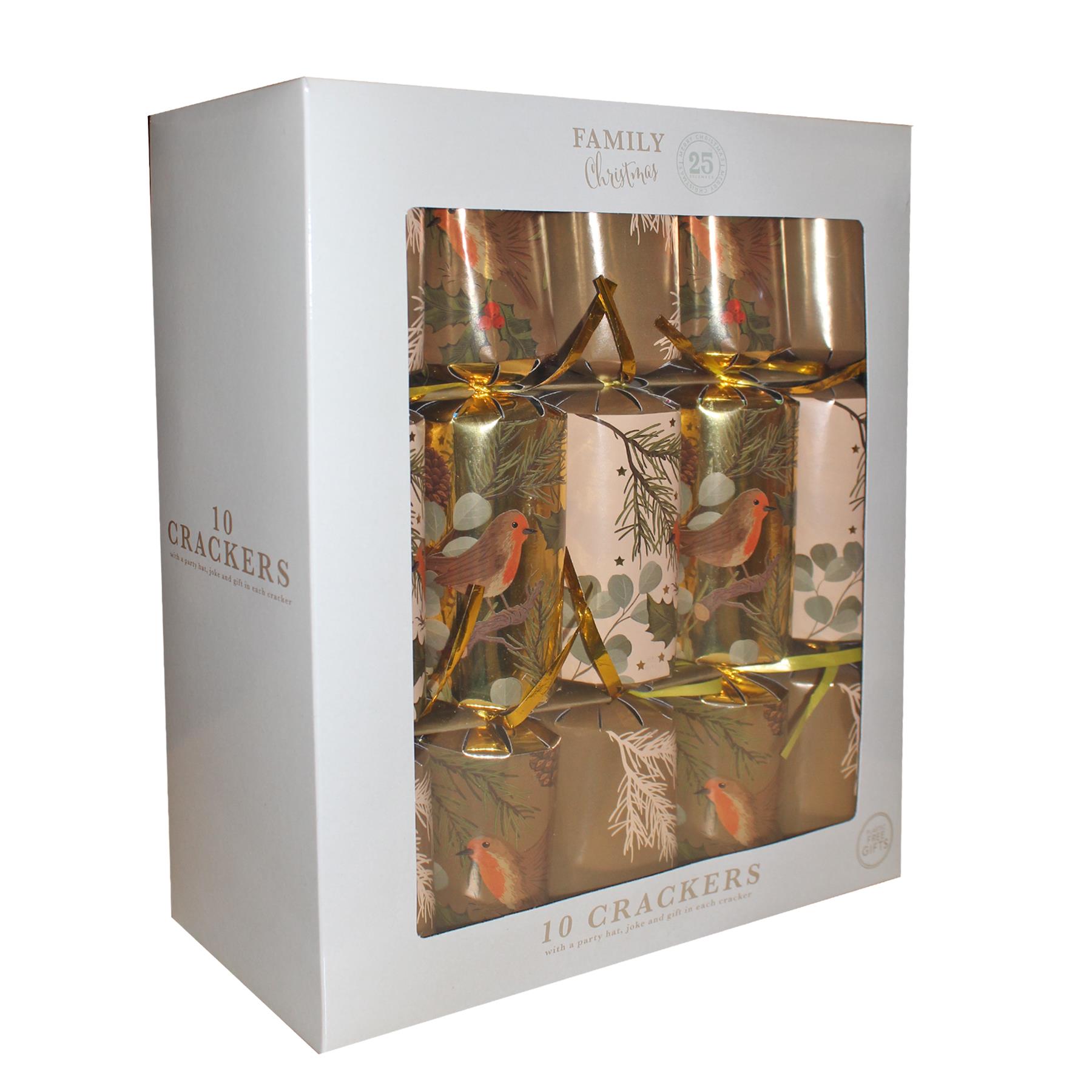 Christmas Crackers 10 Pack 30cm Plastic Free Gifts - Choose Design - Picture 8 of 10