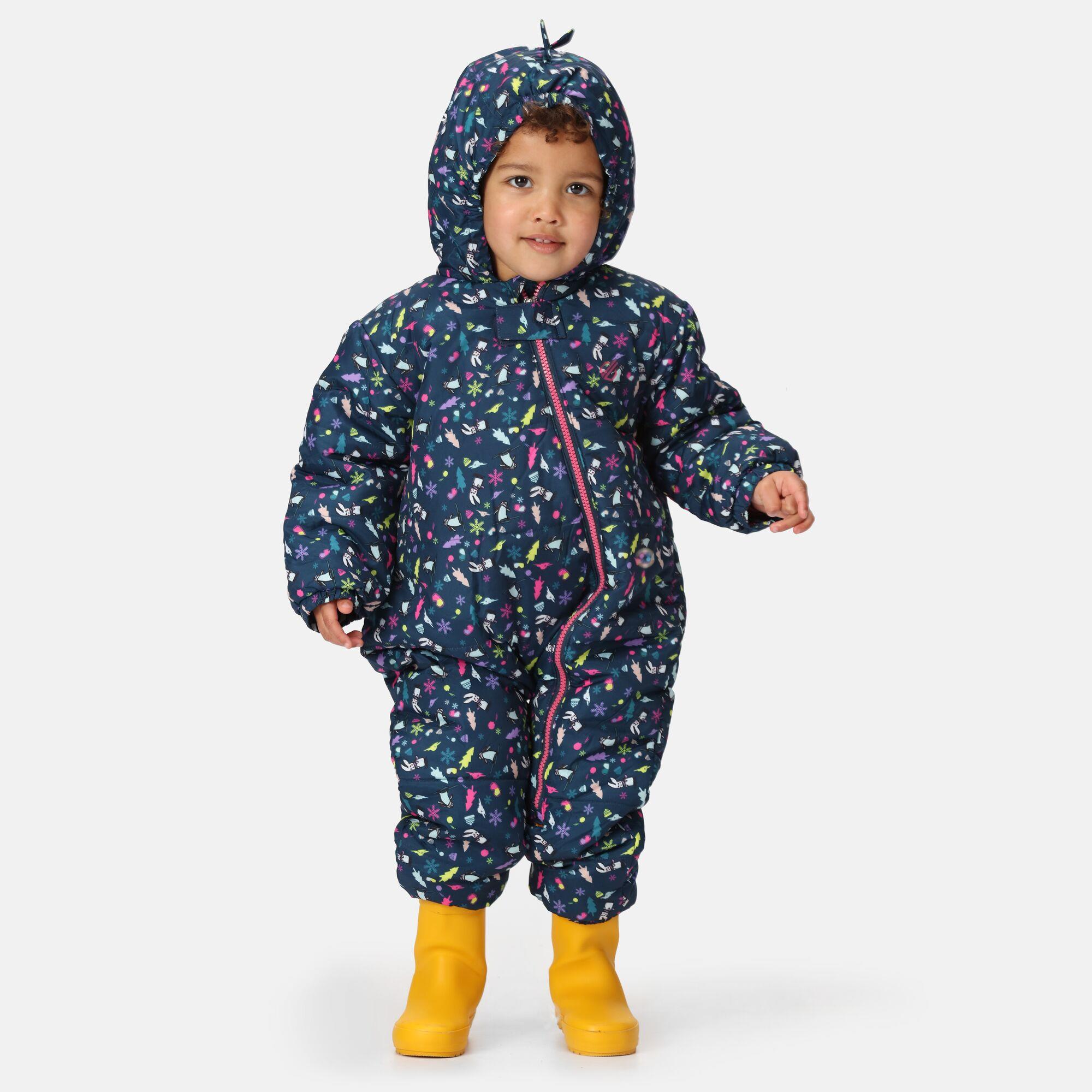 Dare2b Kids Bambino II Snowsuit Cosy Insulated All in one Padded - Picture 31 of 44