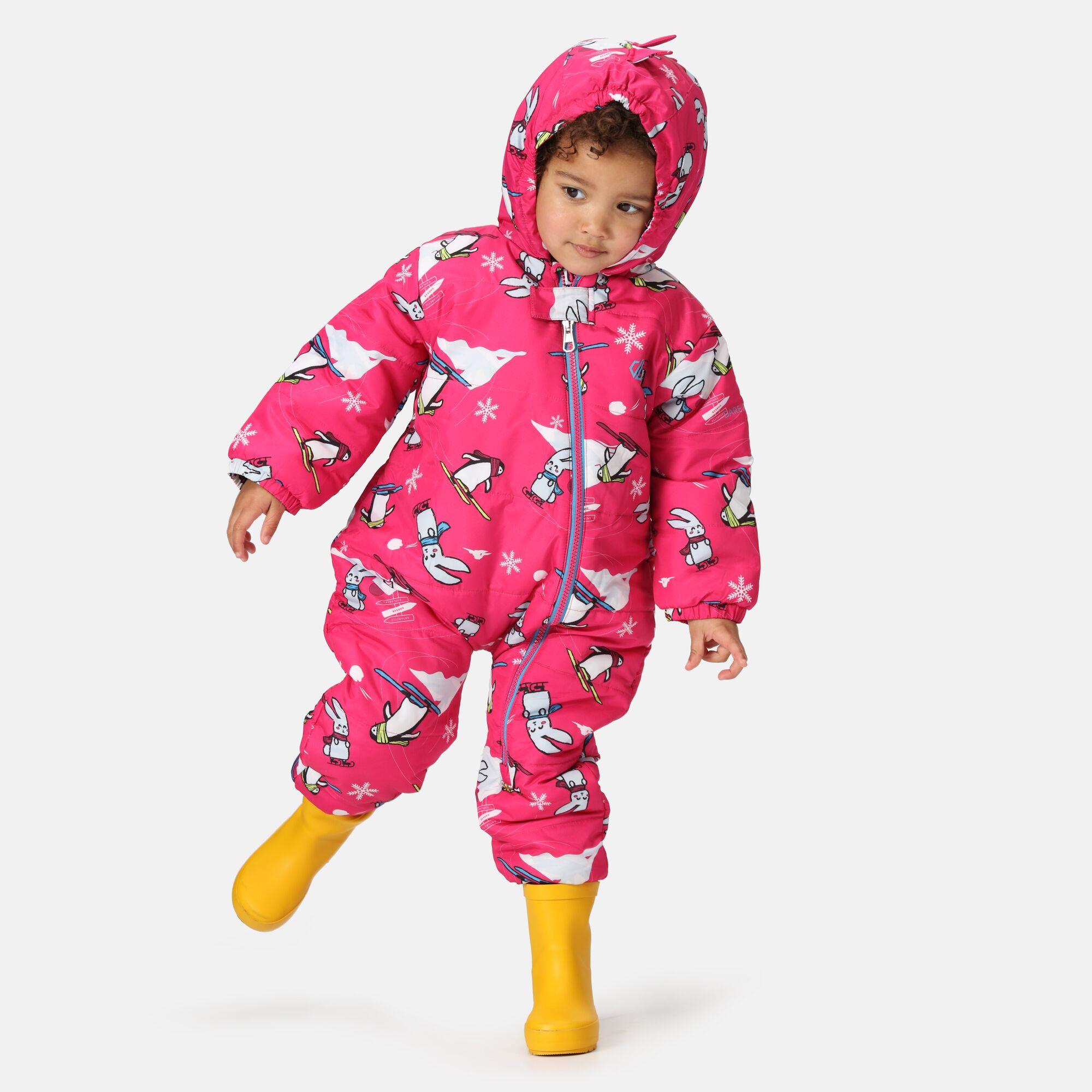 Dare2b Kids Bambino II Snowsuit Cosy Insulated All in one Padded - Picture 36 of 44