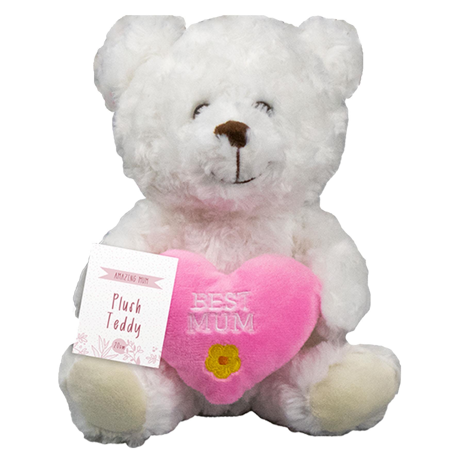Mothers Day Teddy Bear with Heart – Choose Design
