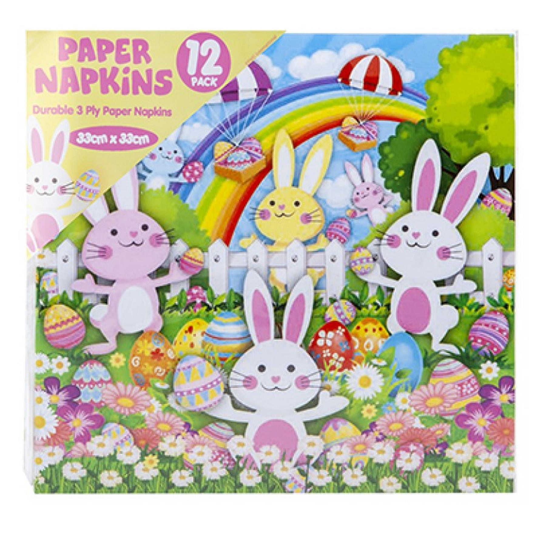 Easter Party Tableware Paper Plates, Cups and Napkins - Choose Item - Photo 4/4