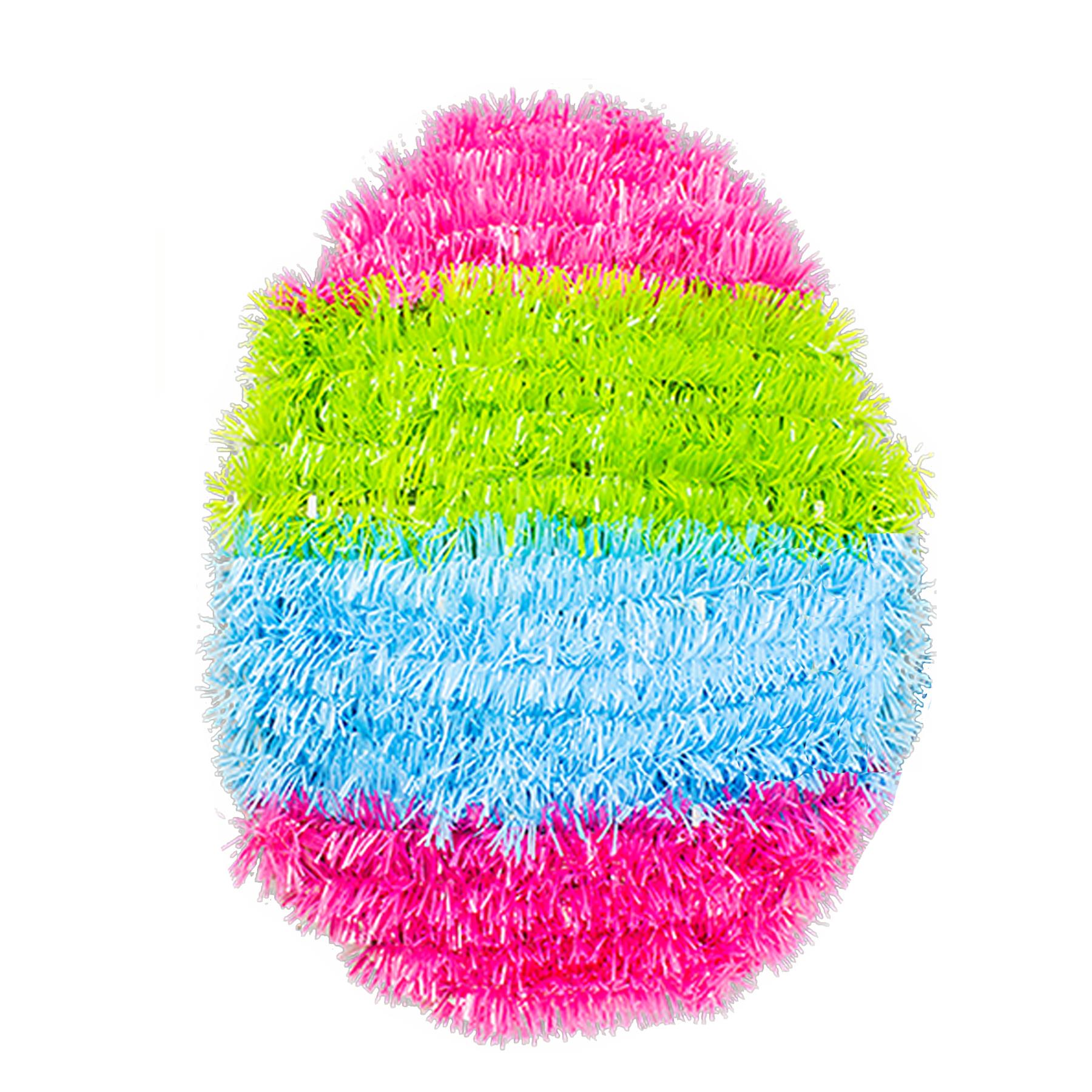 Tinsel Easter Wall Plaque Hanging Decoration – Choose Design